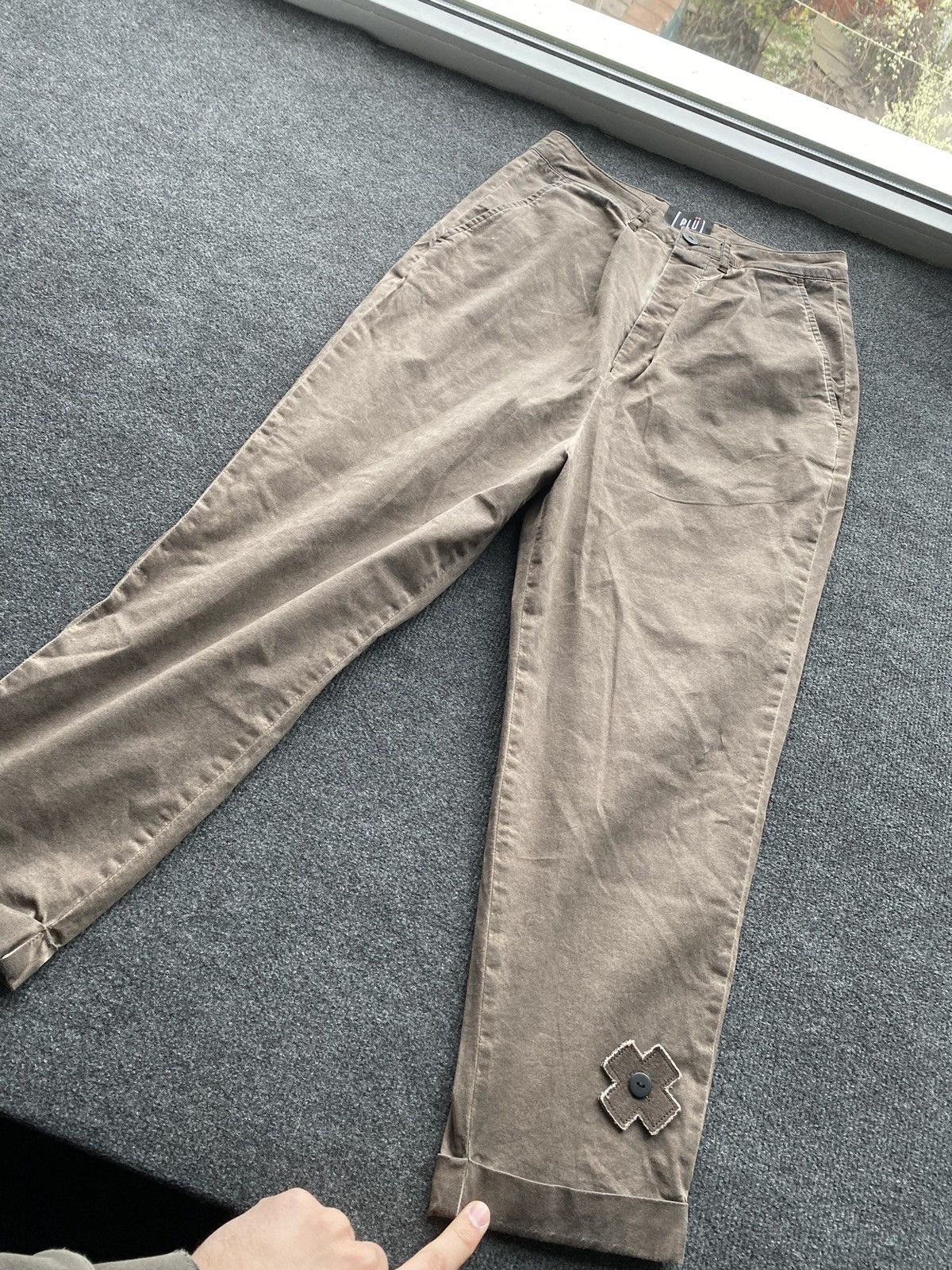 Other 🔥Pluslavie Plu Designer Dress Pants 28 women rare Size 28" / US 6 / IT 42 - 18 Thumbnail