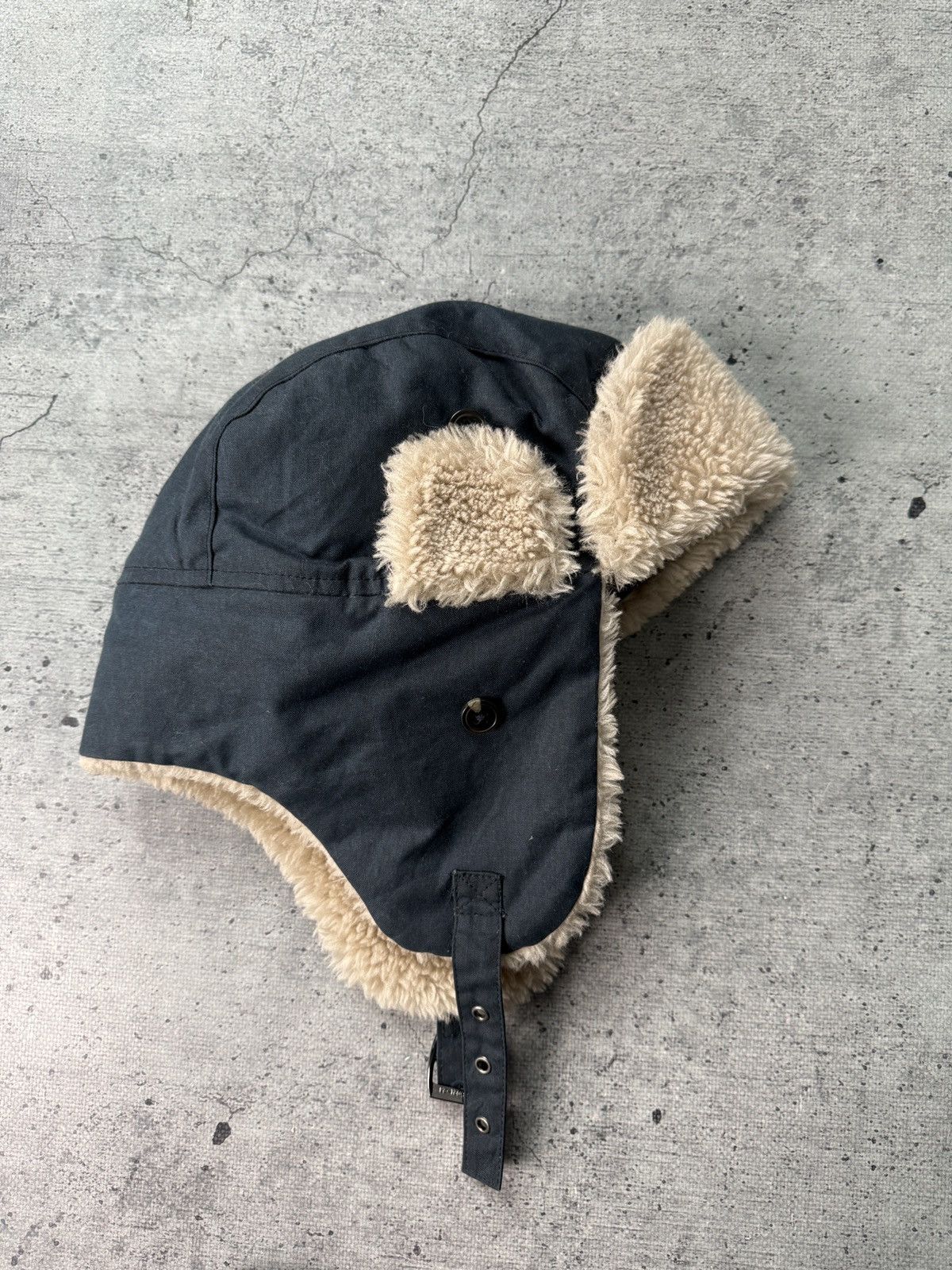 Hysteric Glamour Amazing FauxFur Y2K Ushanka Nylon Hat Trapper Hat Streetwear Size ONE SIZE - 3 Thumbnail