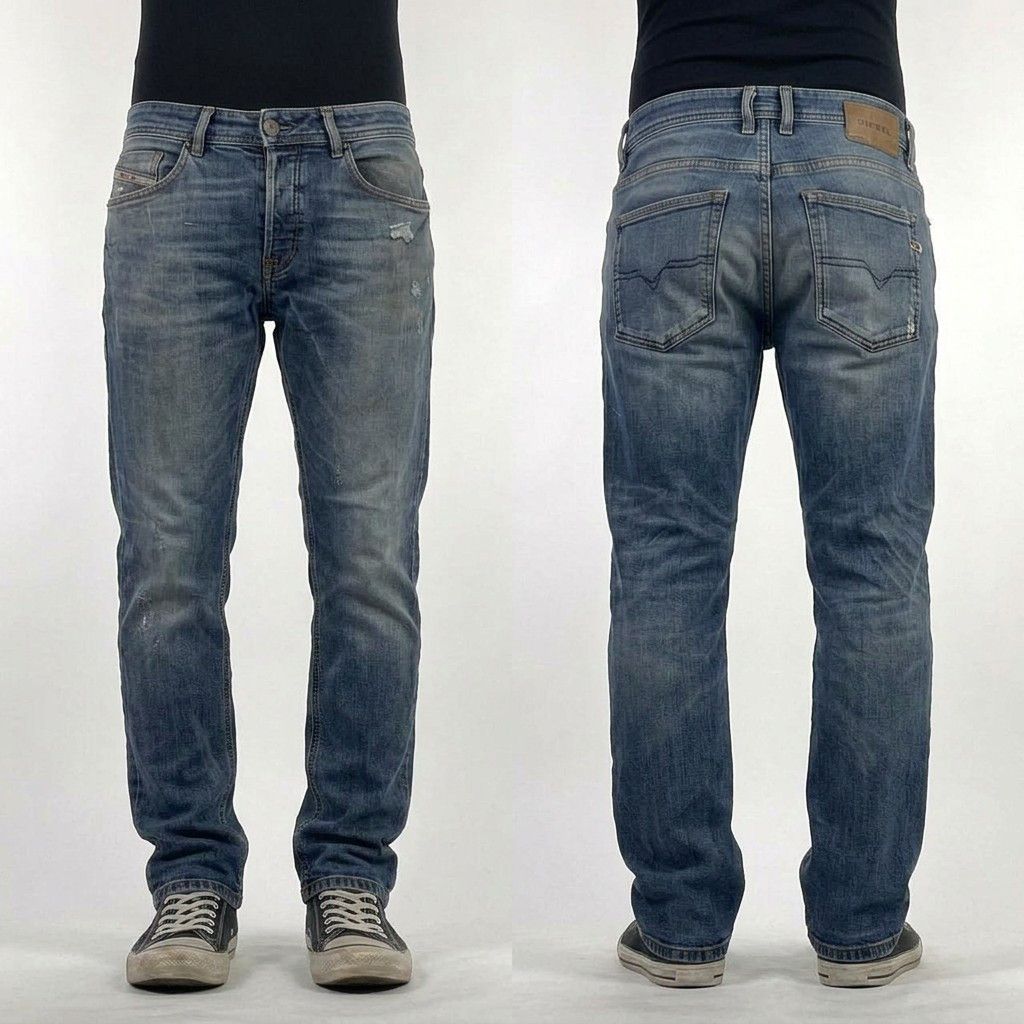 Diesel Vintage Diesel y2k euro cyber whiskered 2000s jeans | Grailed