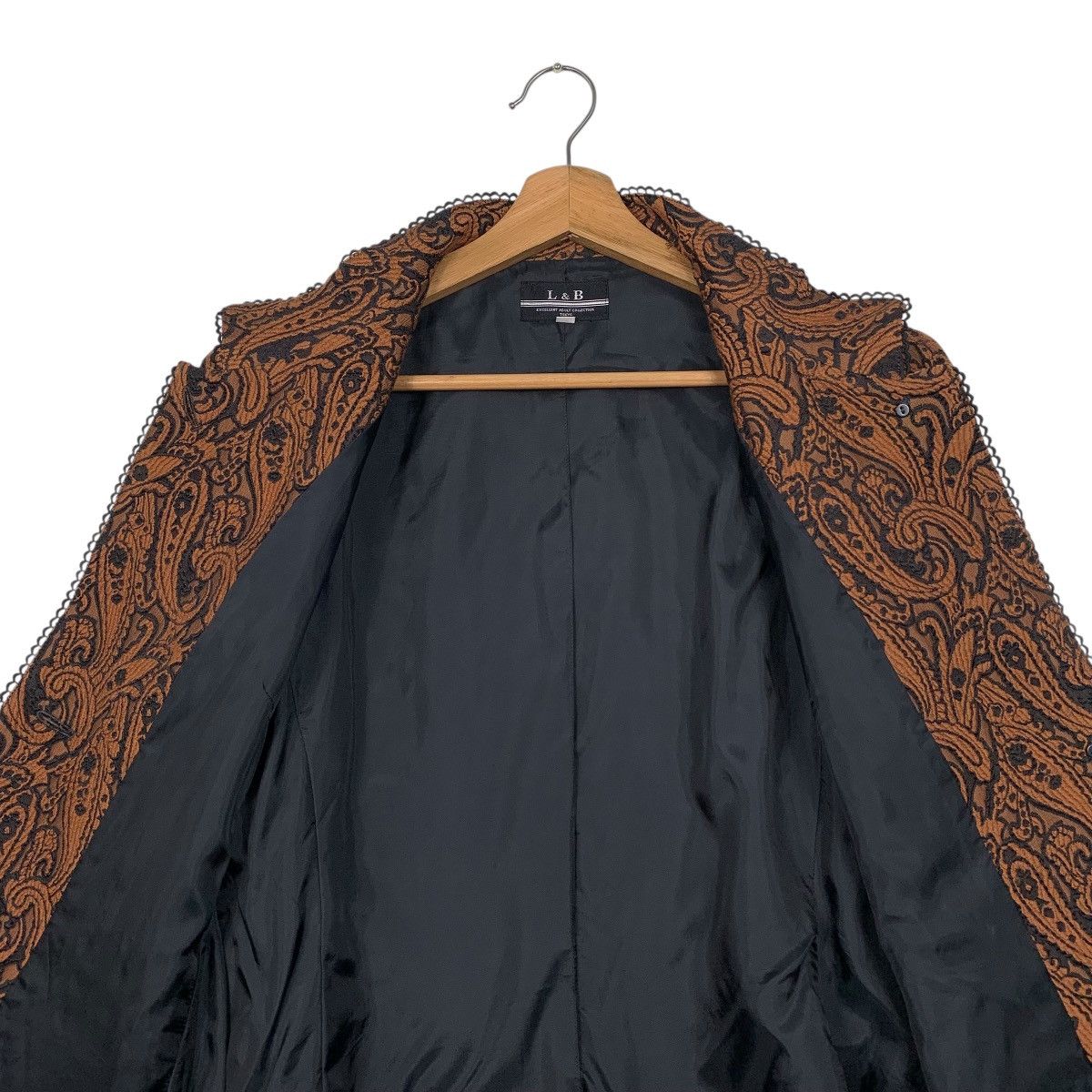 Japanese Brand L & B Abstract Design Women Jacket Size L / US 10 / IT 46 - 12 Thumbnail