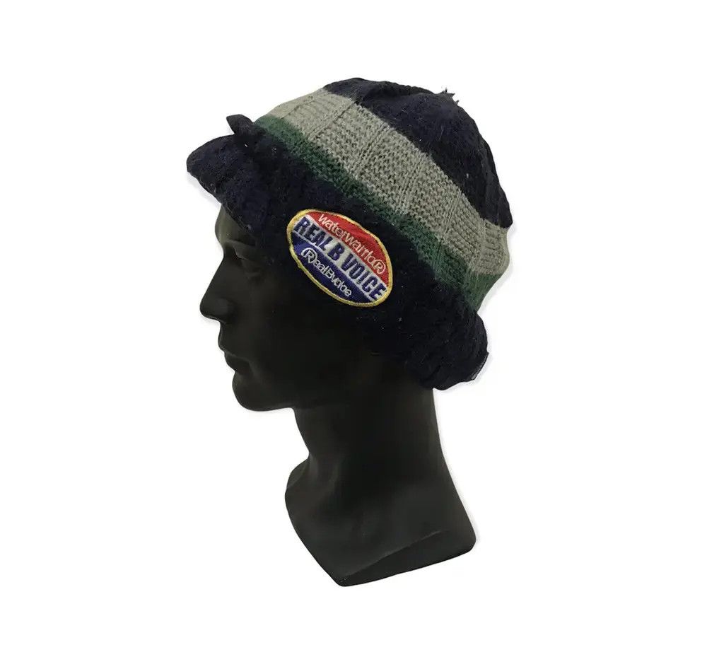 Japanese Brand Japanese Brand Stripe Design Beanie Hat Size ONE SIZE - 1 Thumbnail