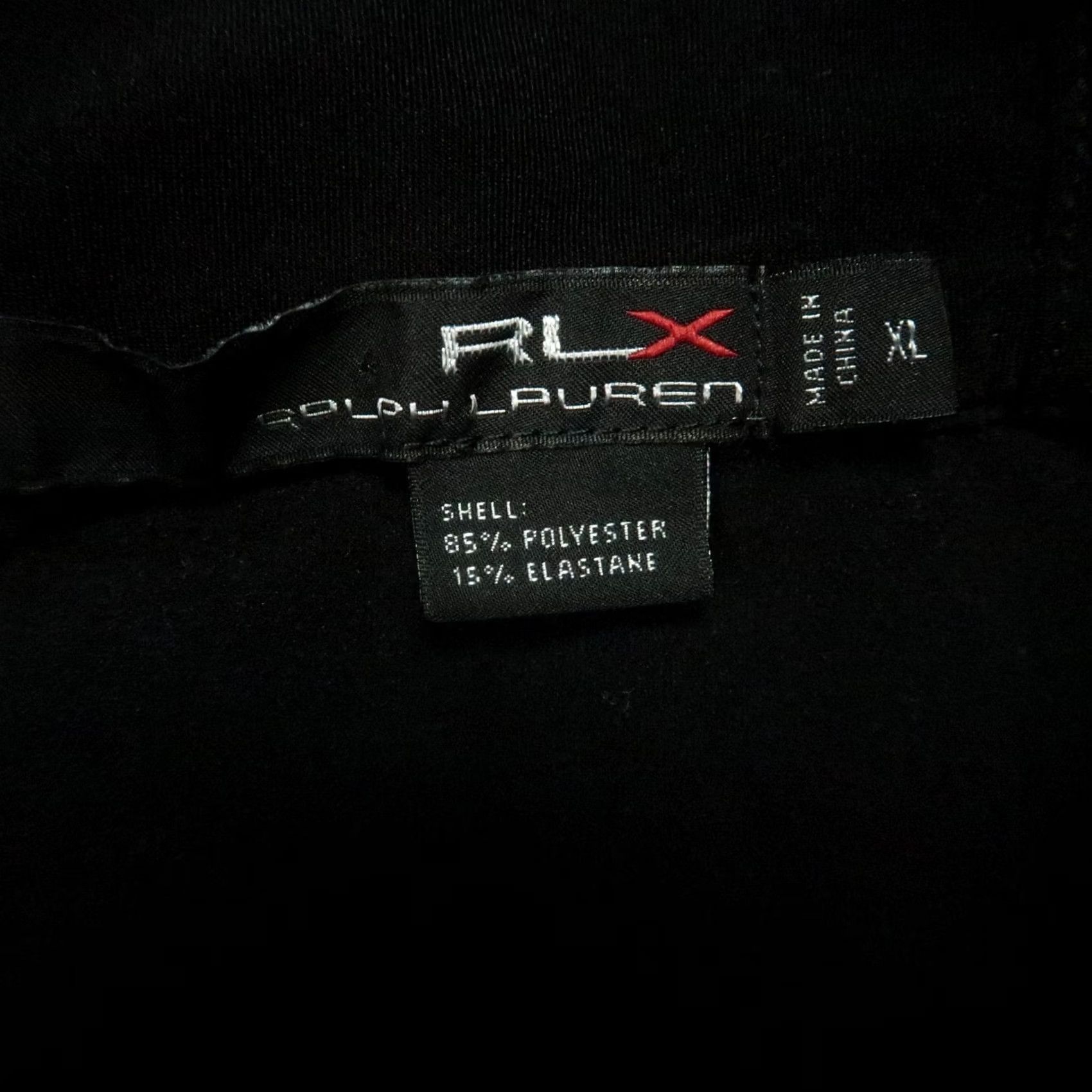 RLX Ralph Lauren RLX Ralph Lauren Pullover Mens XL Black Quarter Zip Performance Golf Size US XL / EU 56 / 4 - 3 Thumbnail