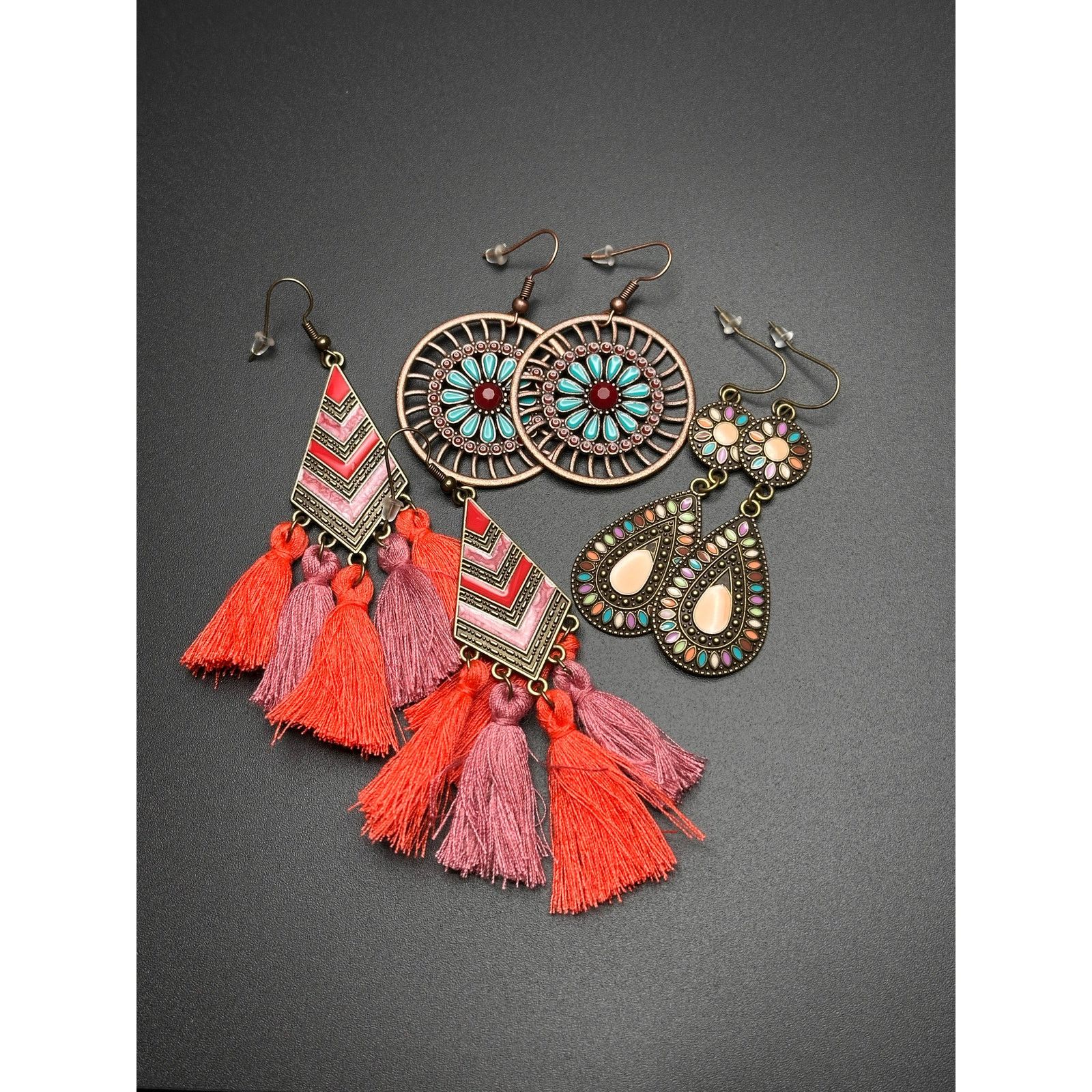 Jewelry Boho Cute Dangle Earrings Size ONE SIZE - 2 Thumbnail