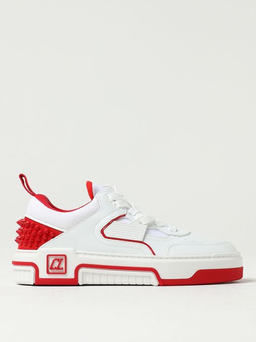 Christian Louboutin, Vierissima white red sneakers