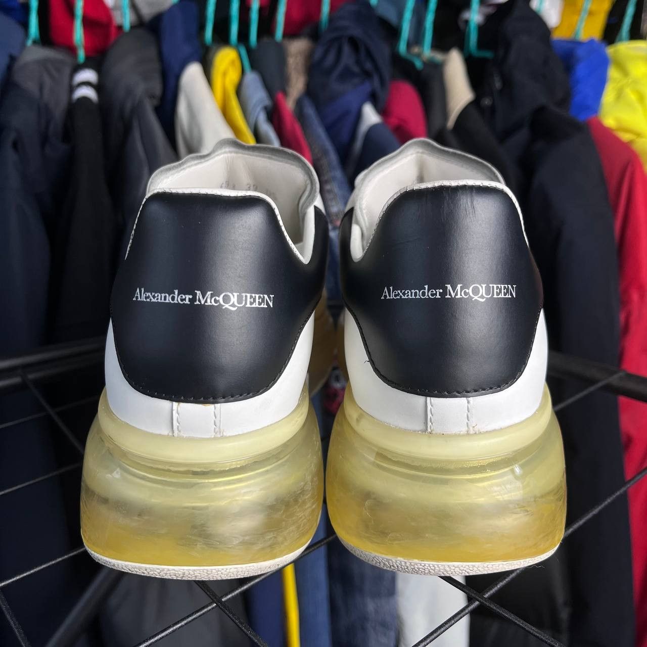 Alexander McQueen Alexander McQueen Oversized Leather Sneakers 611698 Size US 9 / IT 39 - 3 Thumbnail