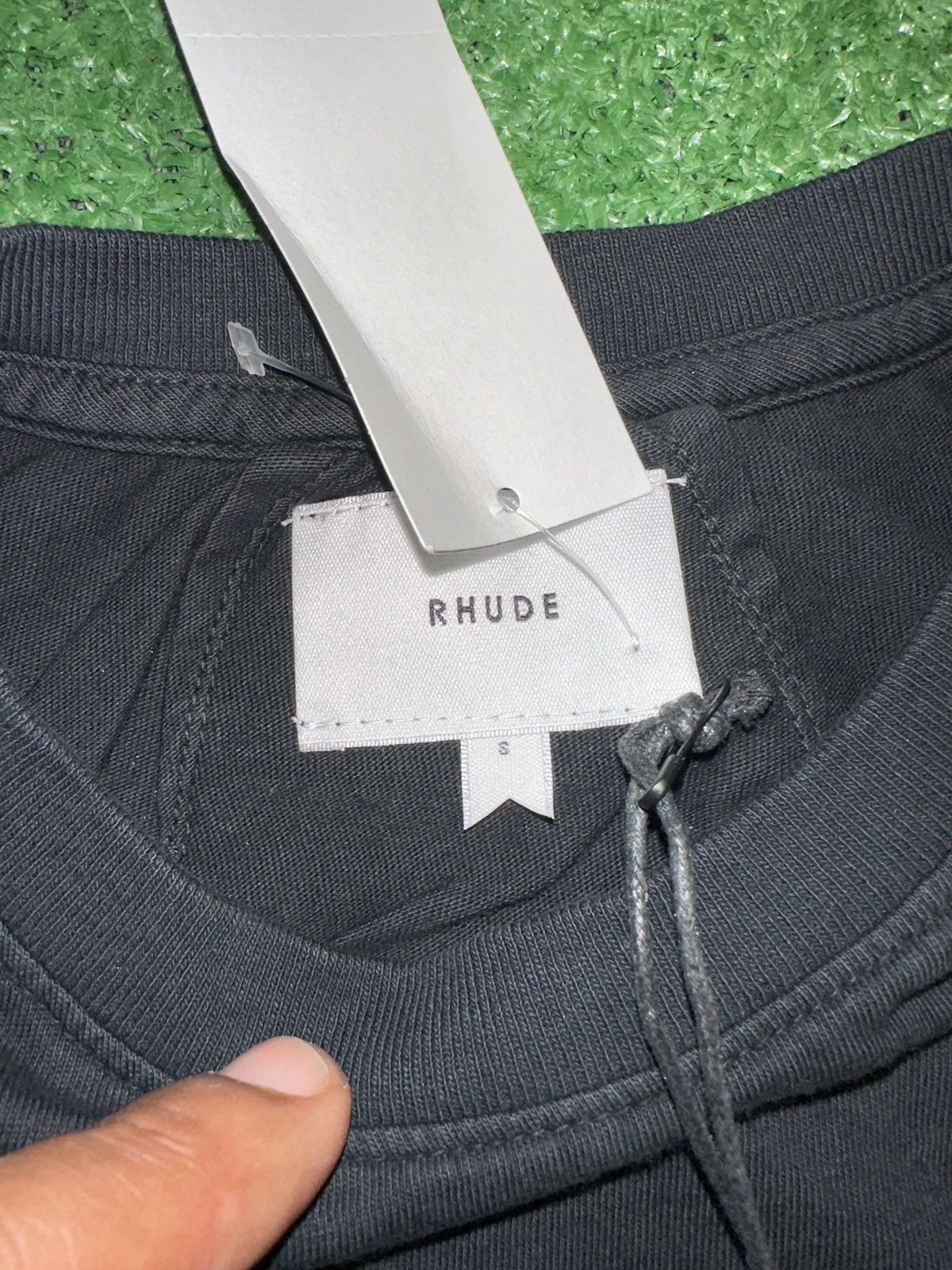 Rhude Rhude Grand Cru Black Tee Size US S / EU 44-46 / 1 - 3 Thumbnail