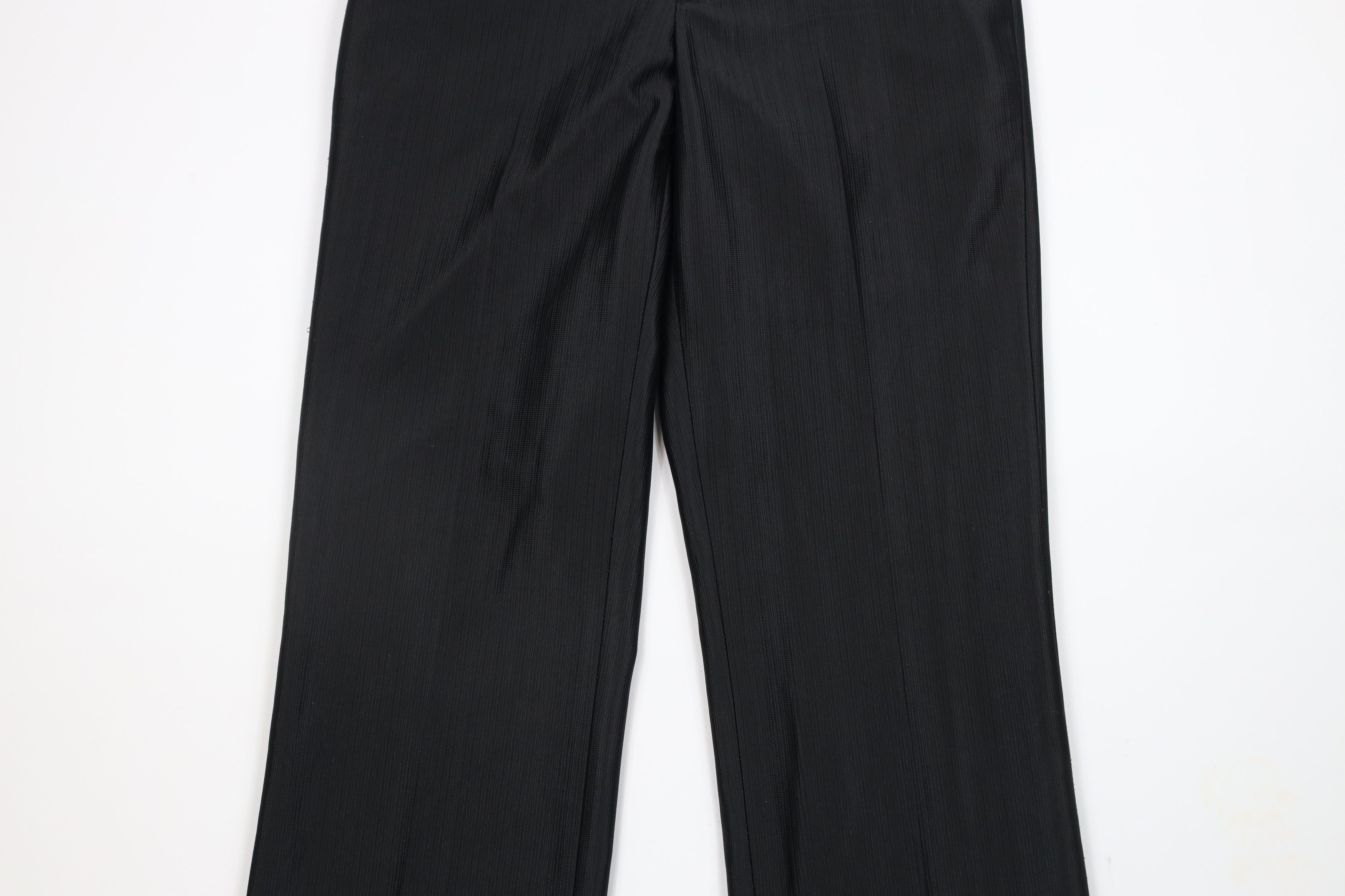 Vintage Vintage 90s Rockabilly Western Striped Knit Wide Leg Pants Size US 32 / EU 48 - 3 Thumbnail