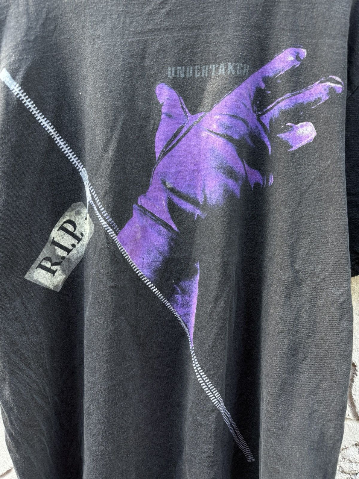 WWF Vintage 1994 WWF Undertaker Guess Who’s Back Tee Shirt Size US XL / EU 56 / 4 - 3 Thumbnail