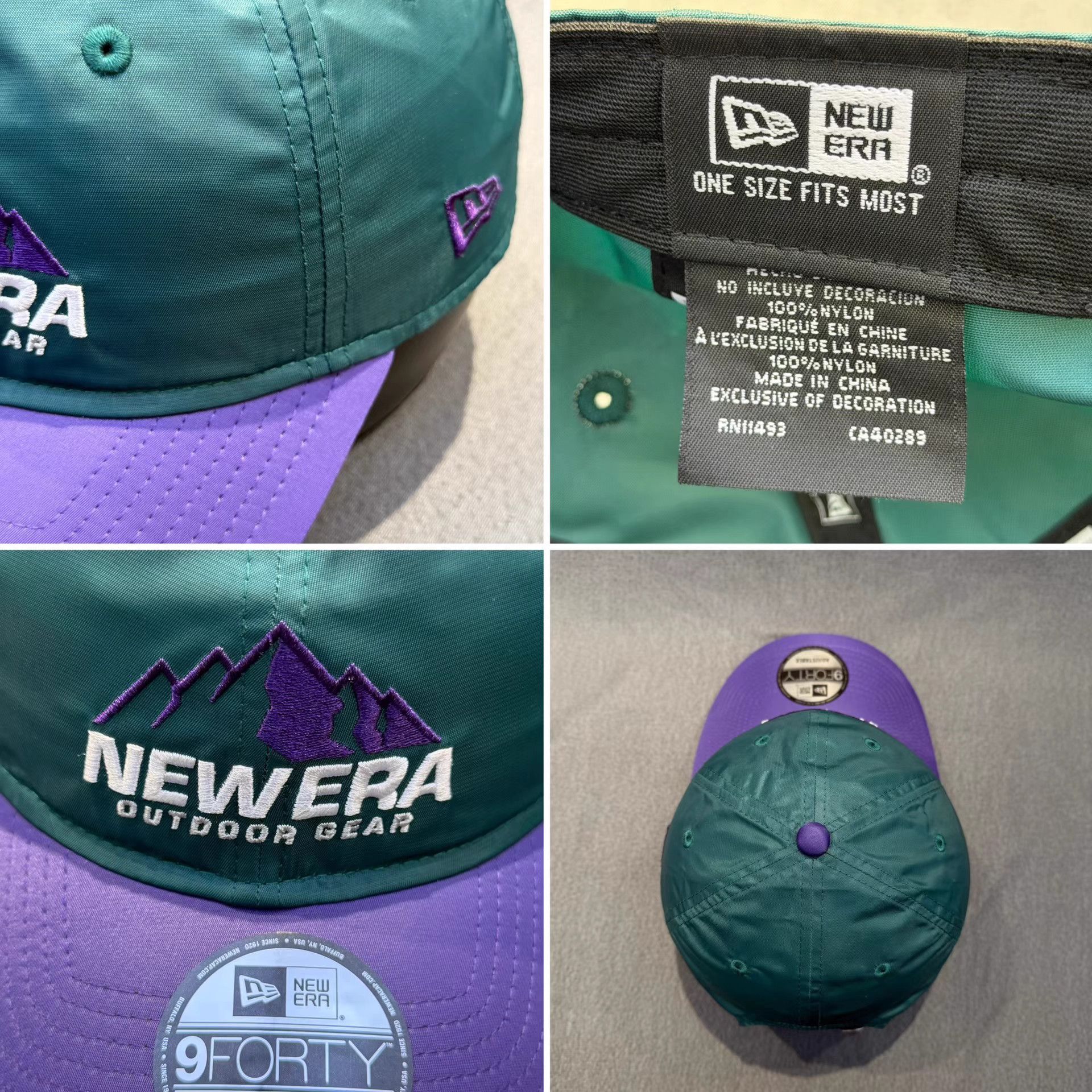 New Era New Era Curved Brim Cap。 Q5 Size ONE SIZE - 8 Thumbnail