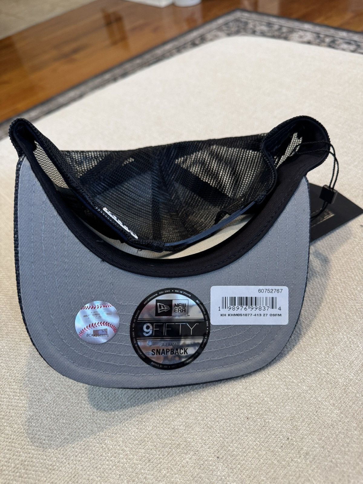 Kith × New Era KIth & New Era New York Yankees Raffia 9FIFTY Snapback Size ONE SIZE - 4 Thumbnail