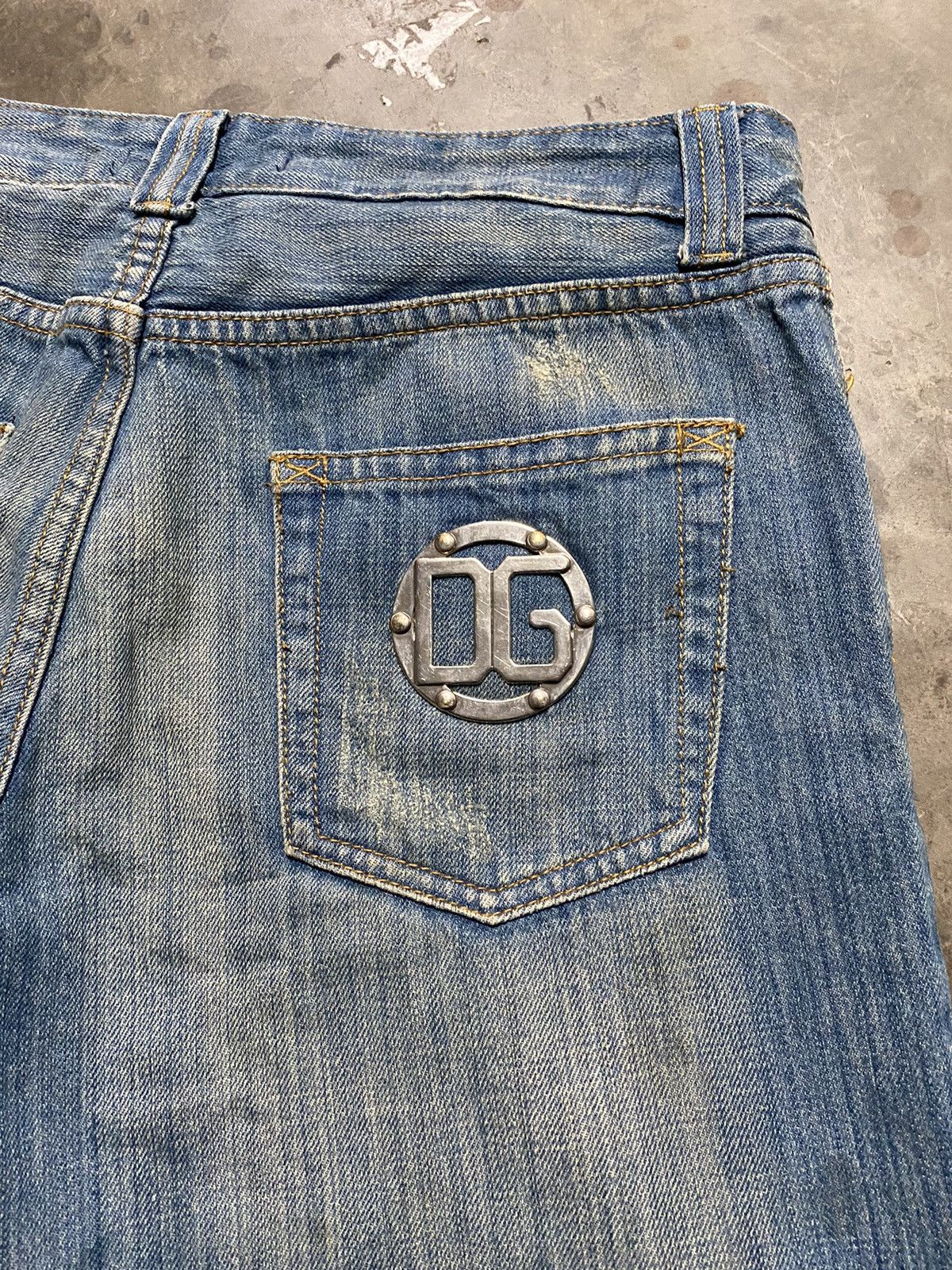 Dolce & Gabbana × Hysteric Glamour × If Six Was Nine Dolce & Gabbana Made in Italy Trash Distressed Denim @act233 Size US 33 - 3 Thumbnail