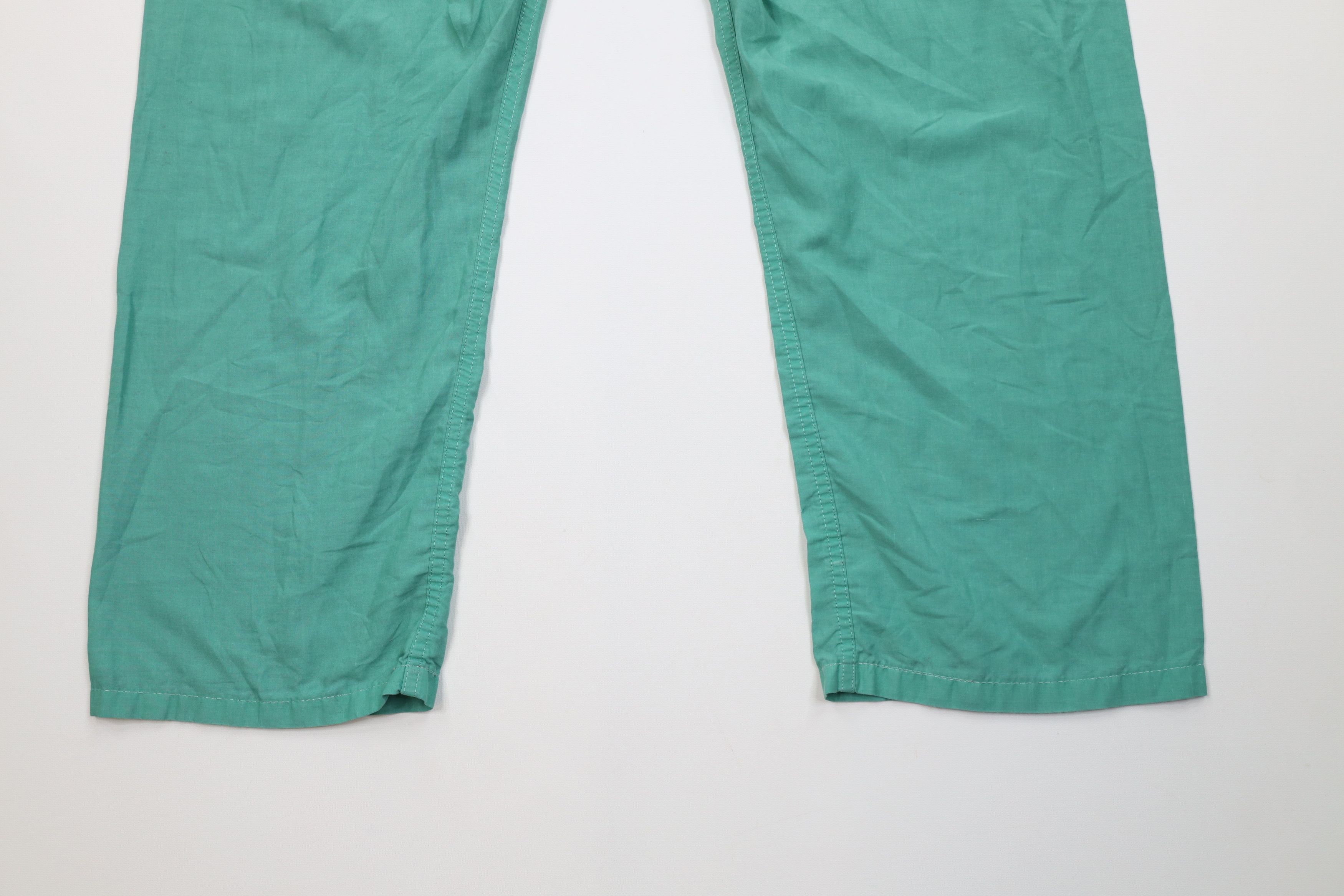 Vintage Vintage 60s Mens Blank Hospital Scrubs Wide Leg Pants USA Size US 34 / EU 50 - 13 Thumbnail