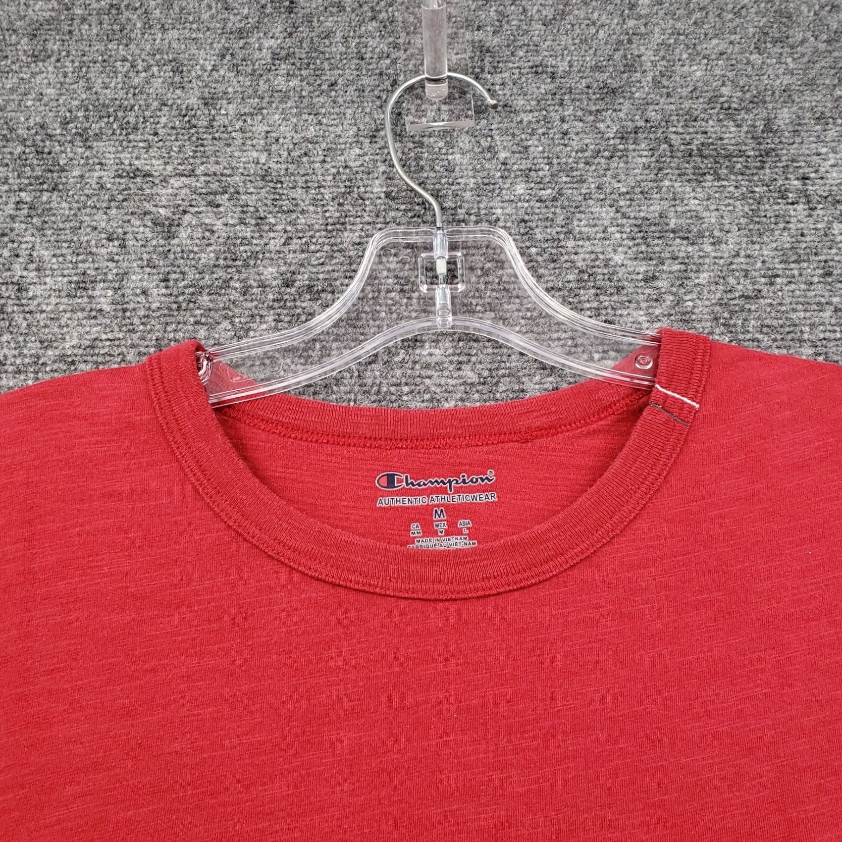 Champion Champion T-Shirt Mens M Medium Red Crew Neck Short Sleeves Pullover Athleticwear Size US M / EU 48-50 / 2 - 5 Thumbnail