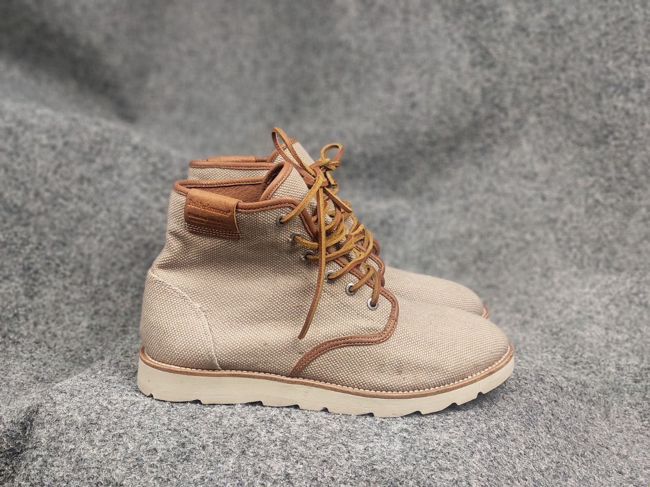Peak Performance Peak Performance Canvas High-Top Flat Lace up Boots Shoes Size US 9 / EU 42 - 5 Thumbnail