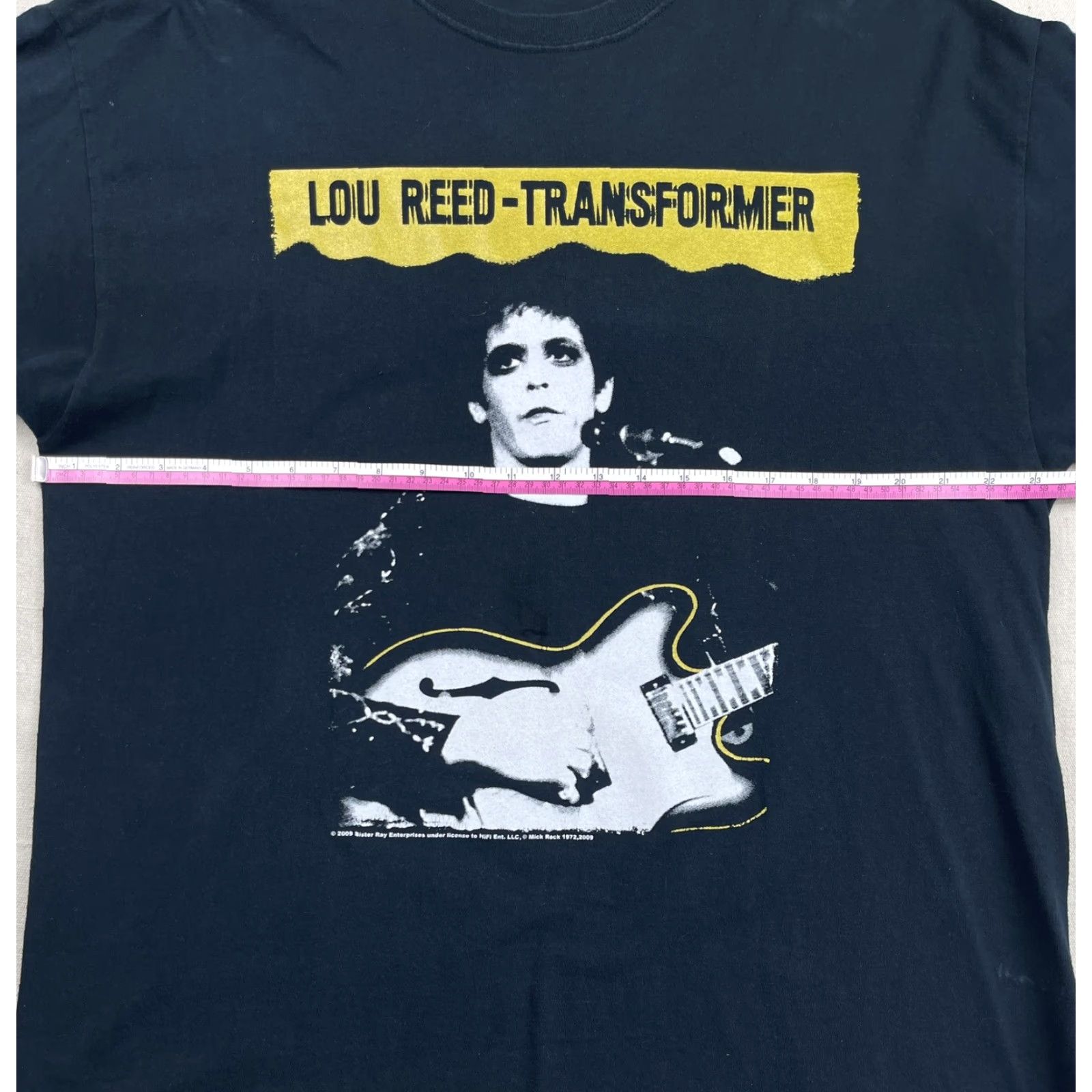 Gildan VINTAGE Lou Reed T-Shirt XL Black 70s Grunge Velvet Underground Transformers Mens Size US XL / EU 56 / 4 - 6 Thumbnail