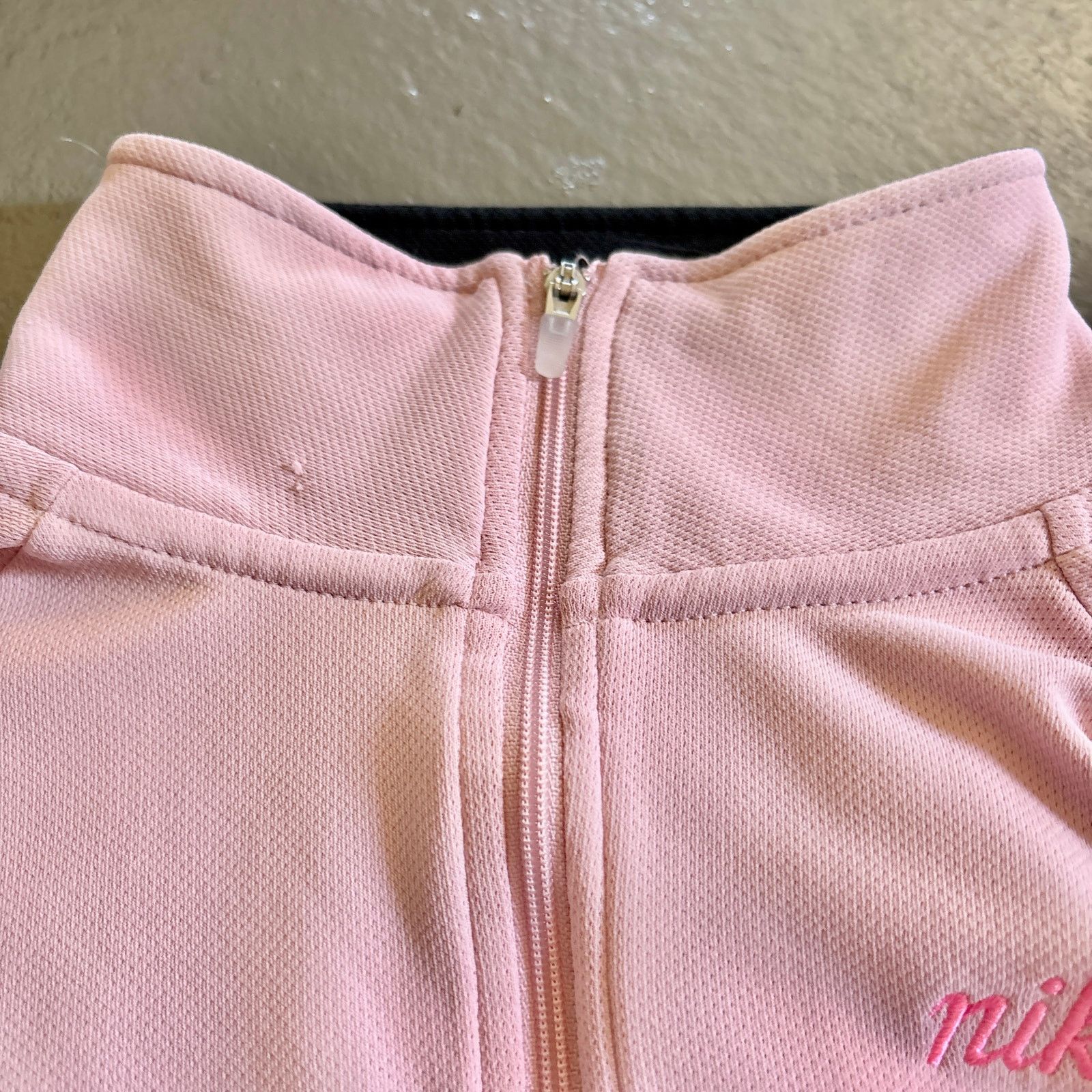 Nike Nike Pink Quarter Zip Womens Small Y2K Grey Tag VTG Jacket Size S / US 4 / IT 40 - 3 Thumbnail
