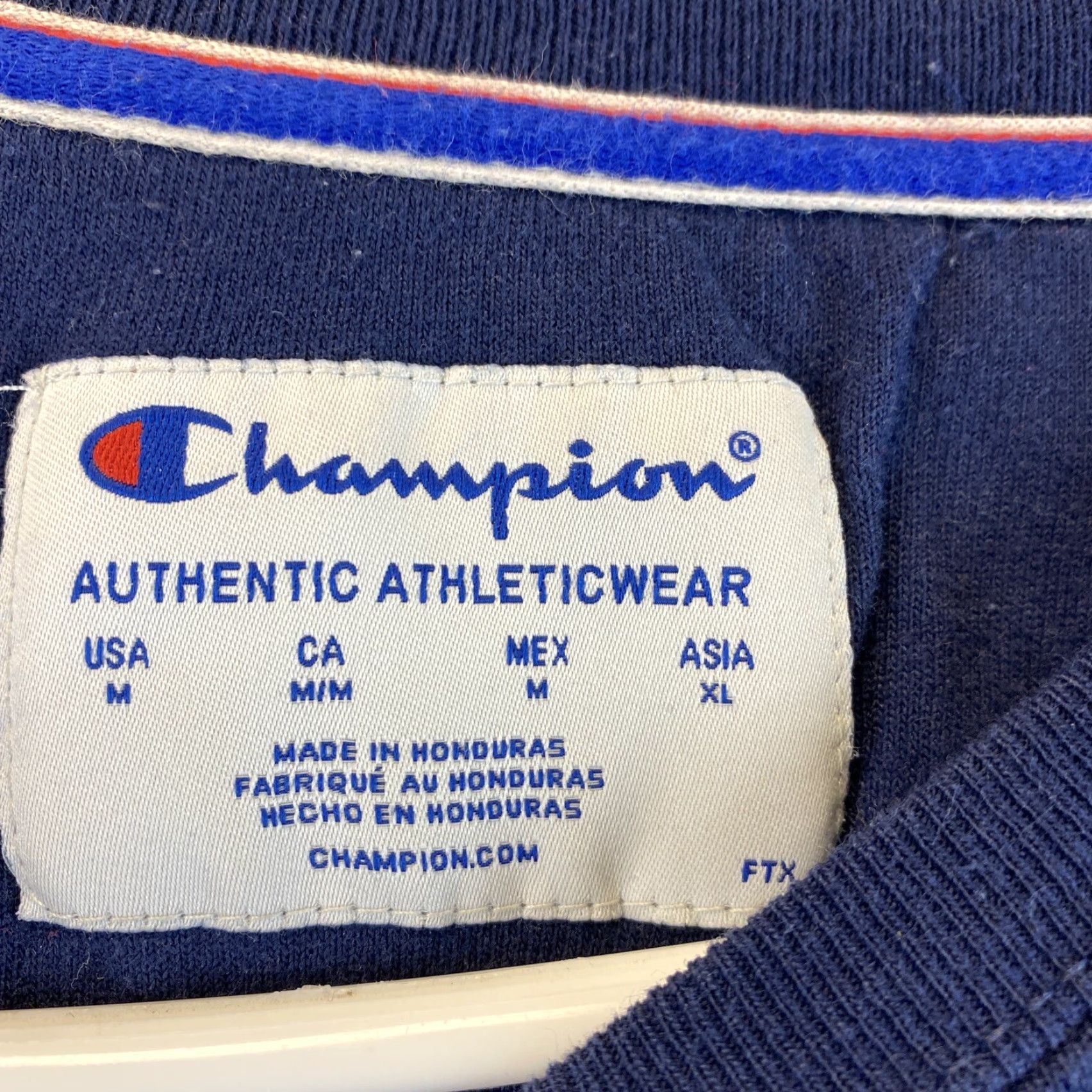Champion Champion Crewneck Sweatshirt Sweater Women’s Size M Dark Blue /82-71 Size M / US 6-8 / IT 42-44 - 4 Thumbnail