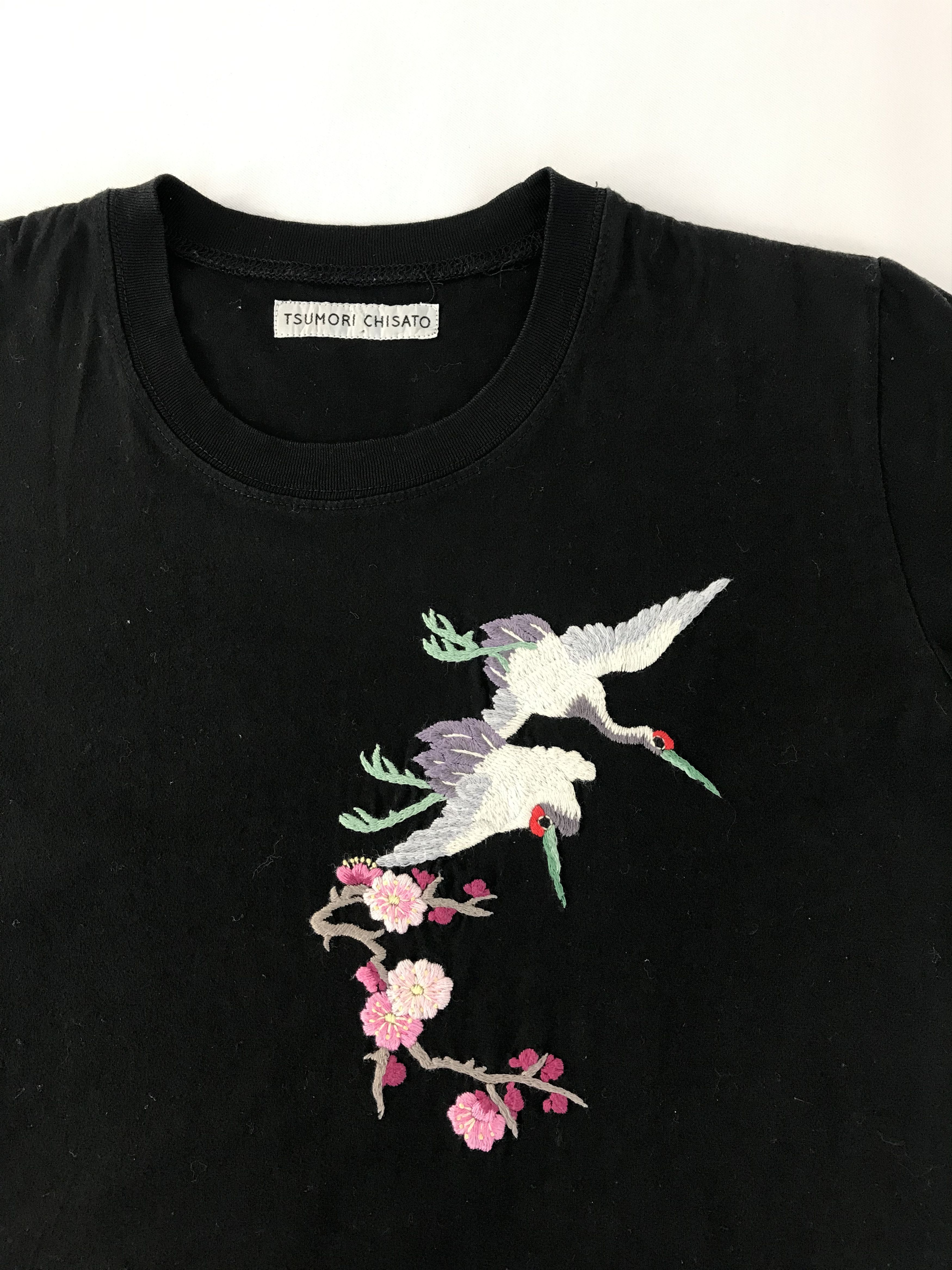 Tsumori Chisato Tsumori Chisato Issey Miyake Embroidery Bird Logo Tee Size S / US 4 / IT 40 - 4 Thumbnail