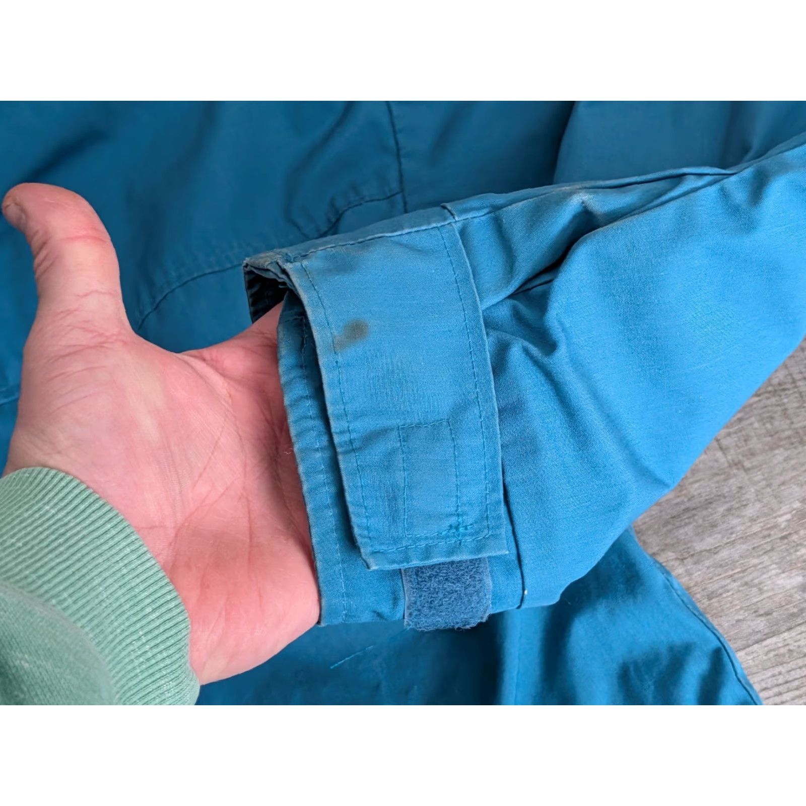 Vintage Vtg Woolrich Jacket Womens Sz M Wool Lined Coat Chore Wind Rain USA Made Teal Size M / US 6-8 / IT 42-44 - 6 Thumbnail