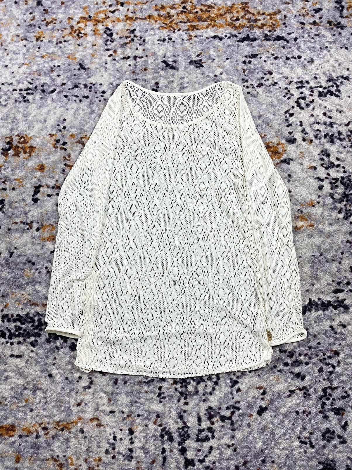 Japanese Brand Elle Mesh long sleeve lgb style Size US M / EU 48-50 / 2 - 2 Thumbnail