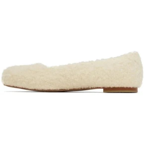KIMHEKIM KIMHEKIM Boucle Ballerina Flats Size 39 US 9 Ivory Size US 9 / IT 39 - 13 Thumbnail