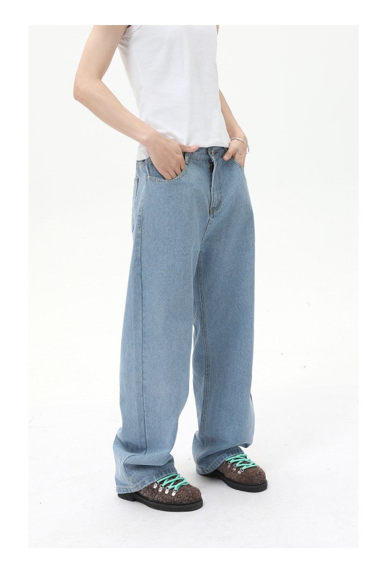 Japanese Brand × Jean Japanese retro all-match loose casual jeans Size US 32 / EU 48 - 1 Thumbnail