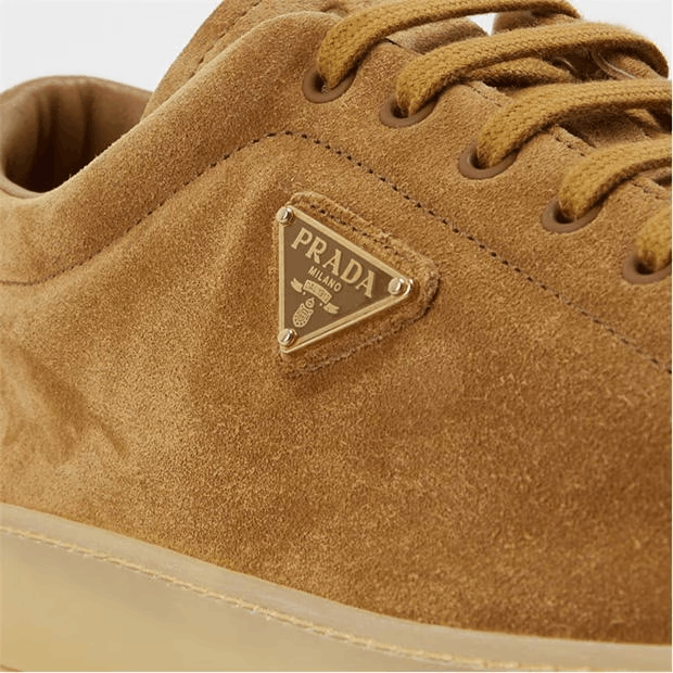 Prada Suede Low Trainers Size US 10 / EU 43 - 4 Thumbnail