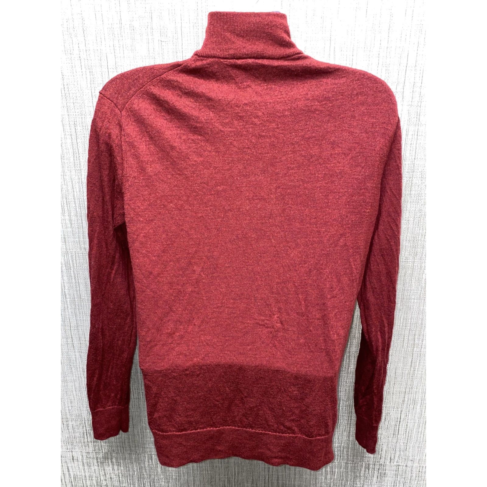 UNTUCKit UNTUCKit Men's Sweater 1/2 Zip Pullover Wool Red Size M Size US M / EU 48-50 / 2 - 5 Thumbnail