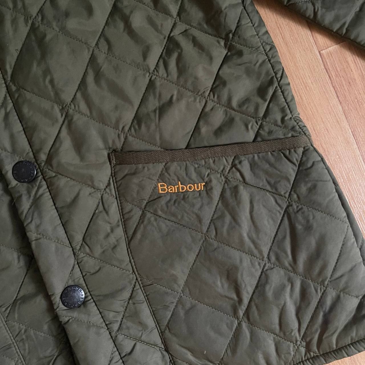 Barbour × Vintage Quilted Bomber Jacket Barbour Size YM Size S / US 4 / IT 40 - 3 Thumbnail