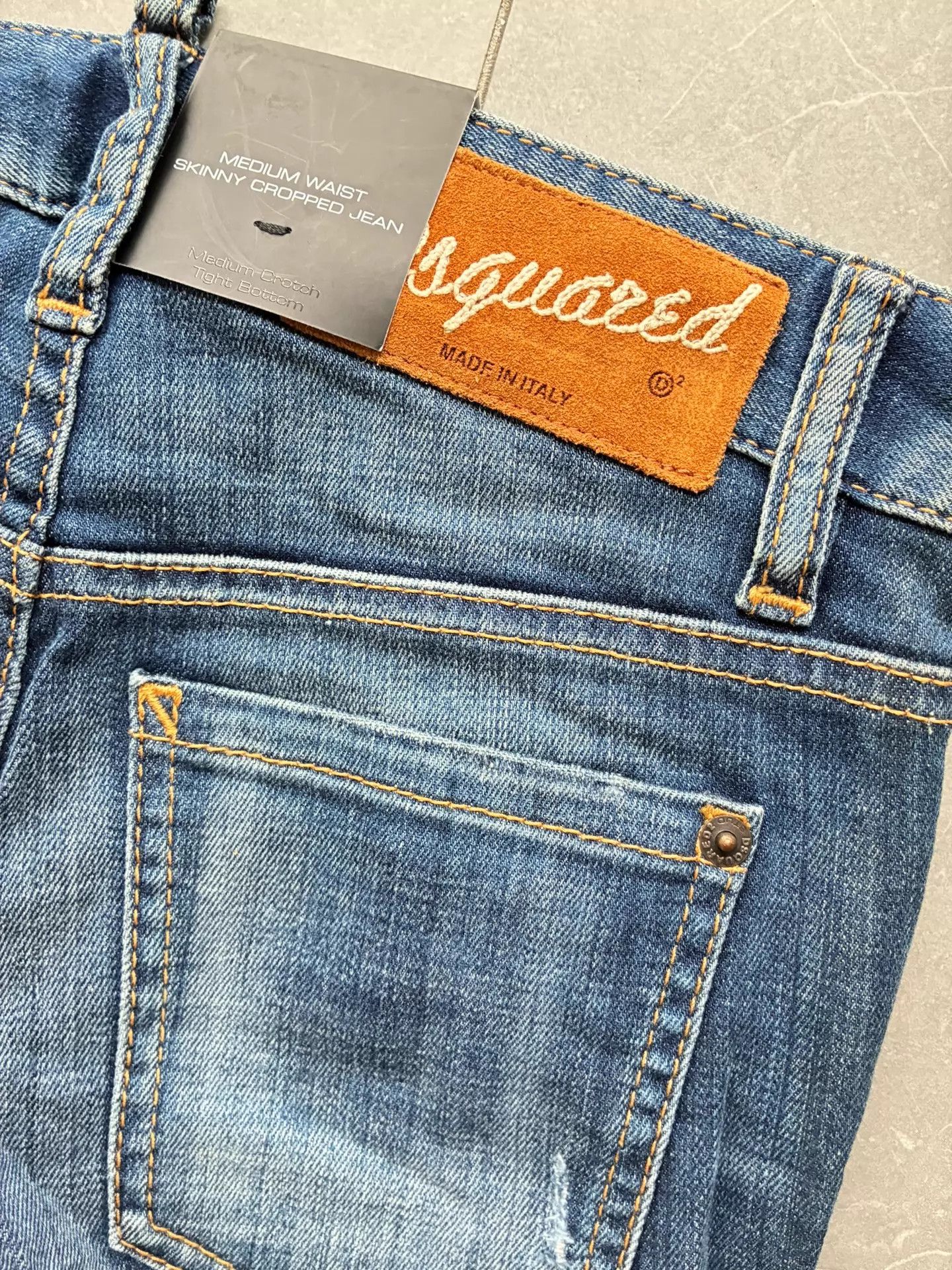 Dsquared2 DSQUARED2 NWT women's 36 distressed ripped jeans Size 25" / US 0 / IT 36 - 5 Thumbnail