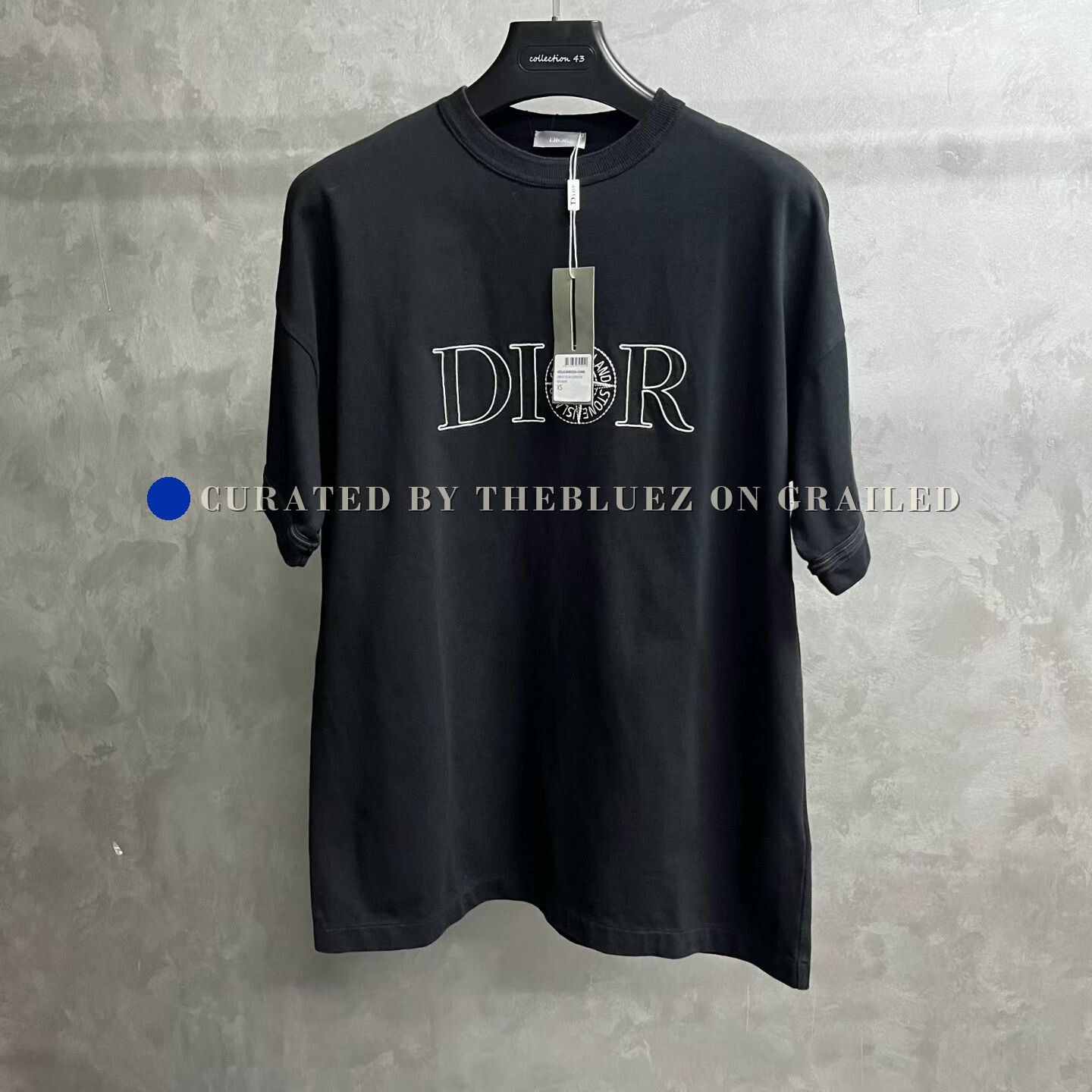 Dior Christian Dior Black Logo Cotton T-Shirt | Grailed