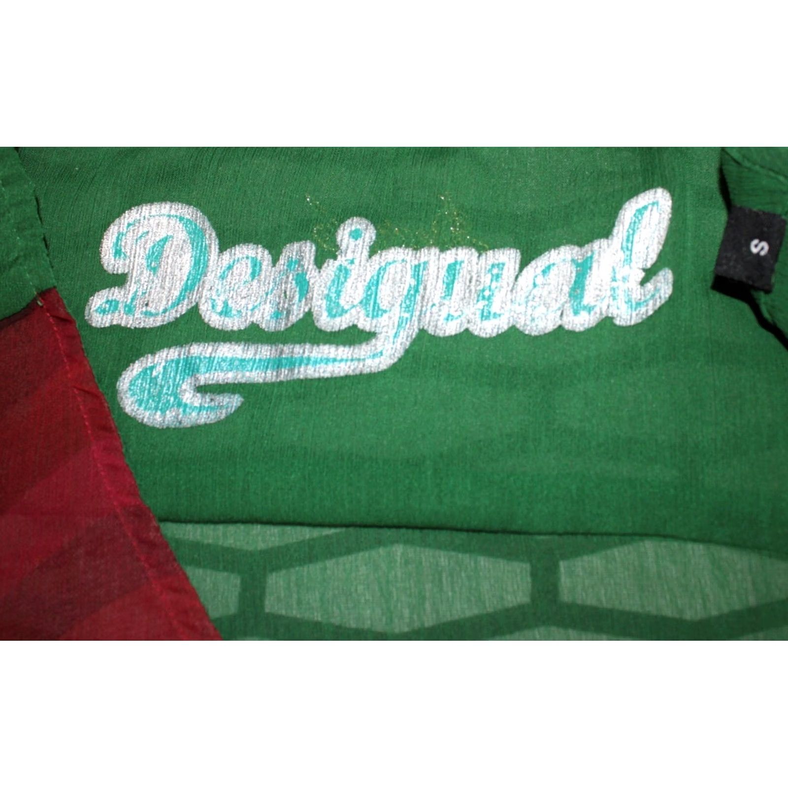 Desigual Desigual blouse shirt Size S green womens Size S / US 4 / IT 40 - 3 Thumbnail