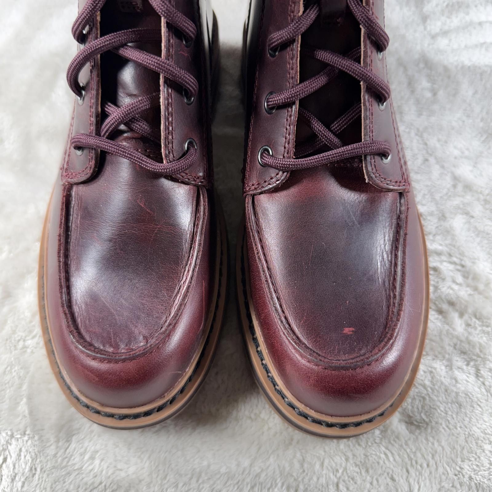 Clarks Clarks Boots Women's 6.5 Burgundy NWOT Orianna Mid Leather Size US 6.5 / EU 39-40 - 3 Thumbnail