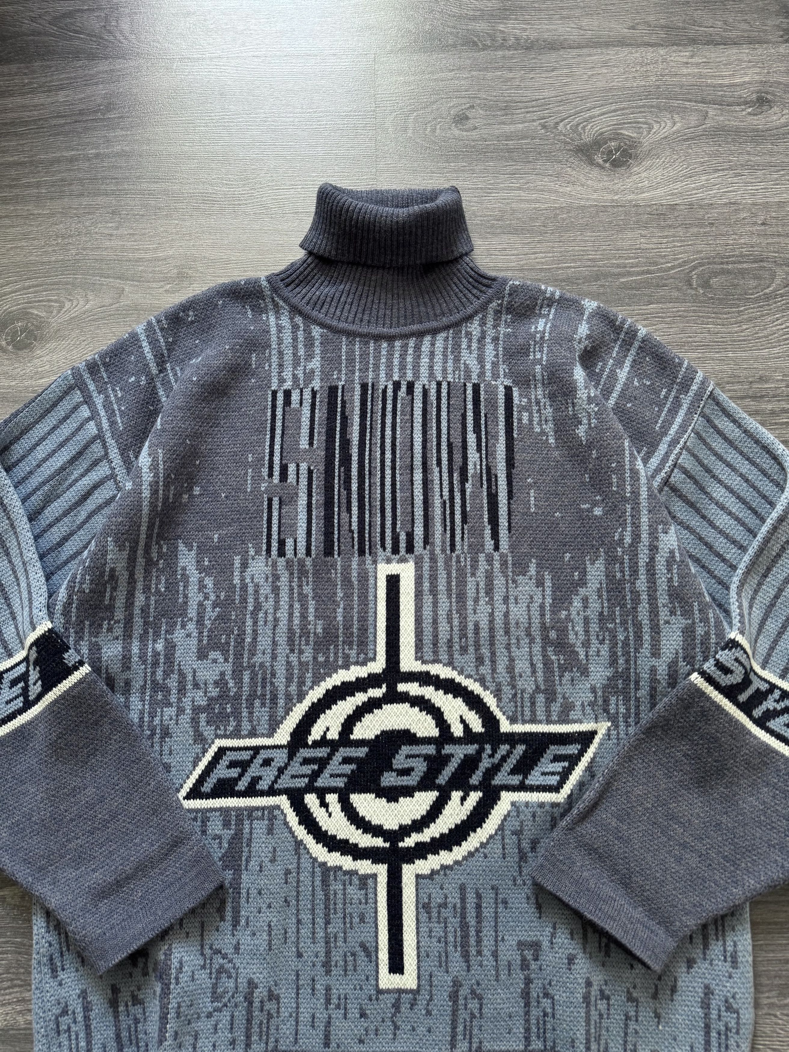 Oxbow Vintage Best Mountain "Free Style" Turtleneck Sweater Size US XL / EU 56 / 4 - 4 Thumbnail