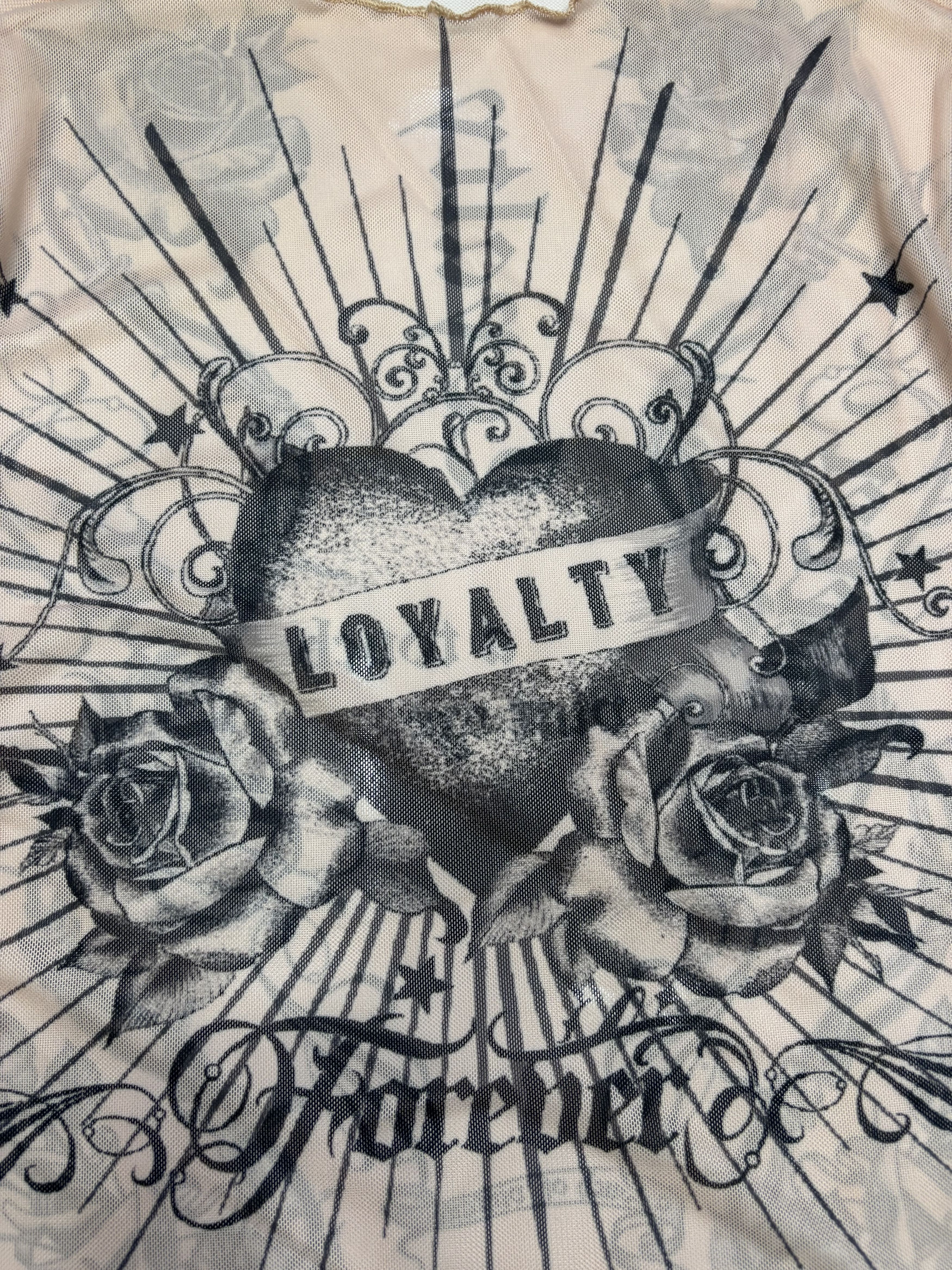 🔥GAULTIER HOMME OBJET GOTHIC MESH SHIRT