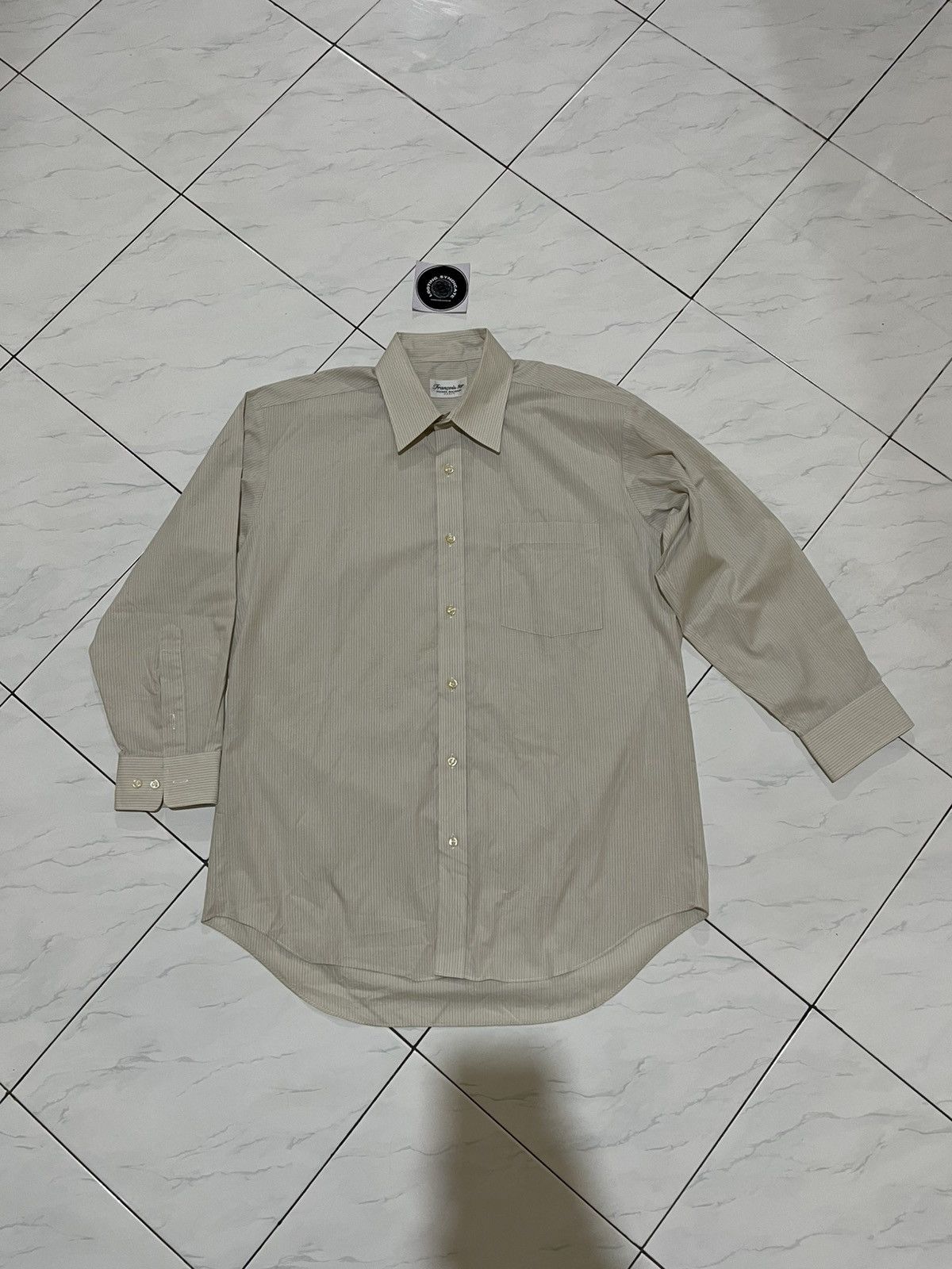 Pierre Balmain Vintage Pierre Balmain Stripe Button Up Shirt Size US XL / EU 56 / 4 - 1 Thumbnail
