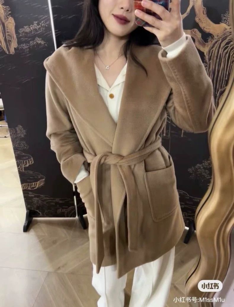 Max Mara Max Mara Khaki Camel Coat Size S / US 4 / IT 40 - 7 Thumbnail