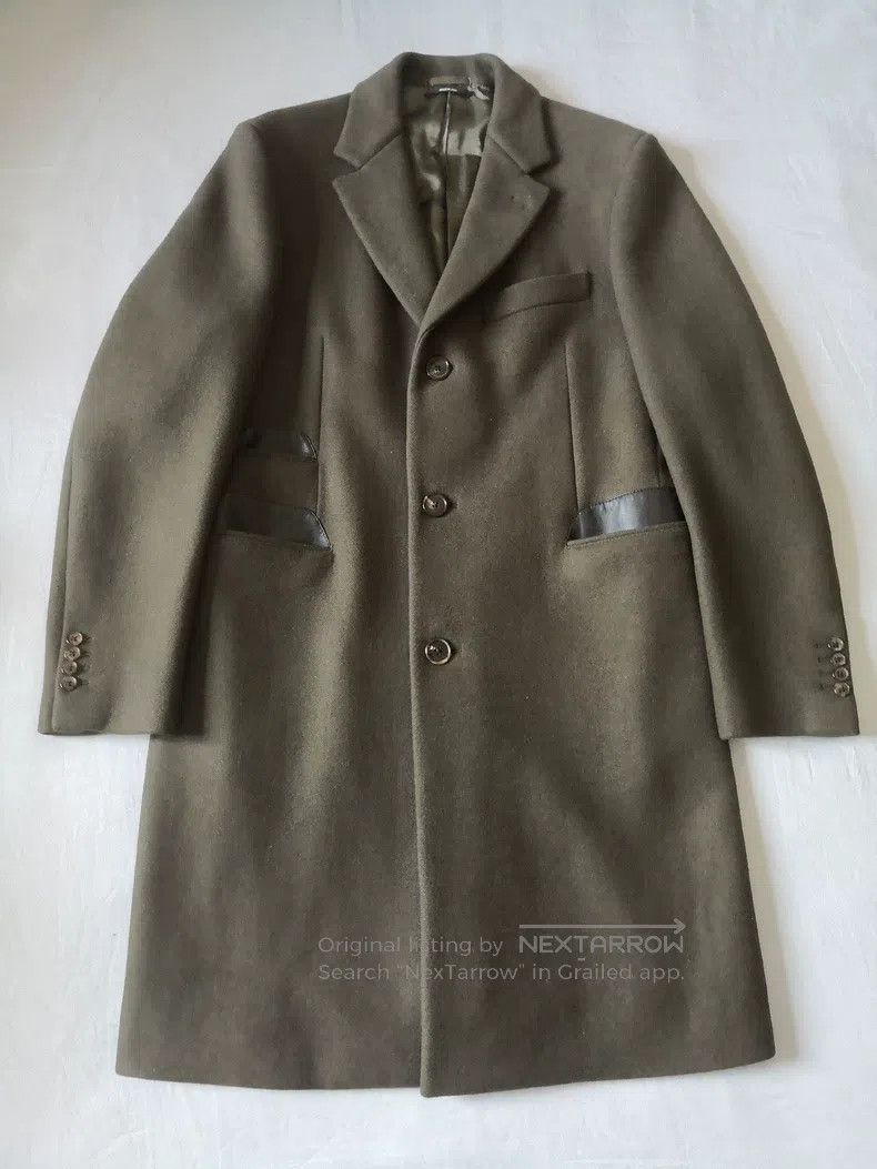 Hermes Hermes Men's cashmere coat, olive green, 100% cashmere Size US M / EU 48-50 / 2 - 1 Thumbnail