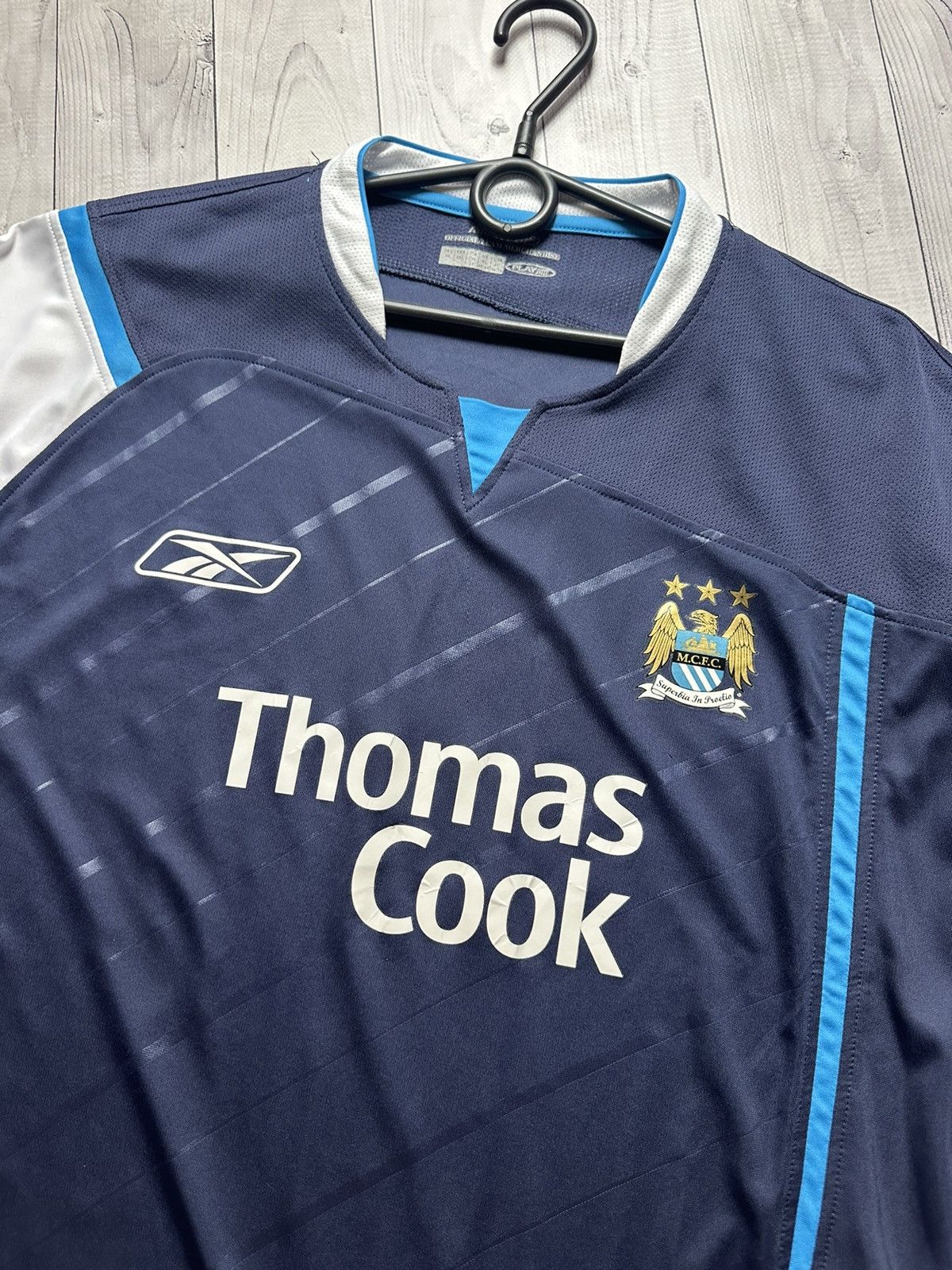 Reebok Vintage Reebok Manchester City soccer jersey size XXL Size US XXL / EU 58 / 5 - 4 Thumbnail