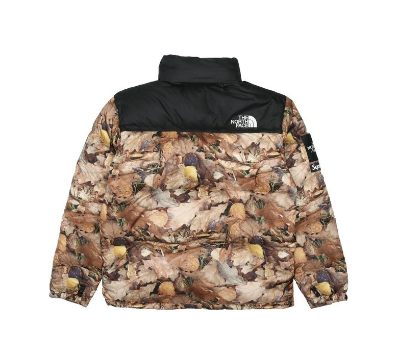 Supreme Supreme tnf the north face leaves nuptse Jacket | Grailed