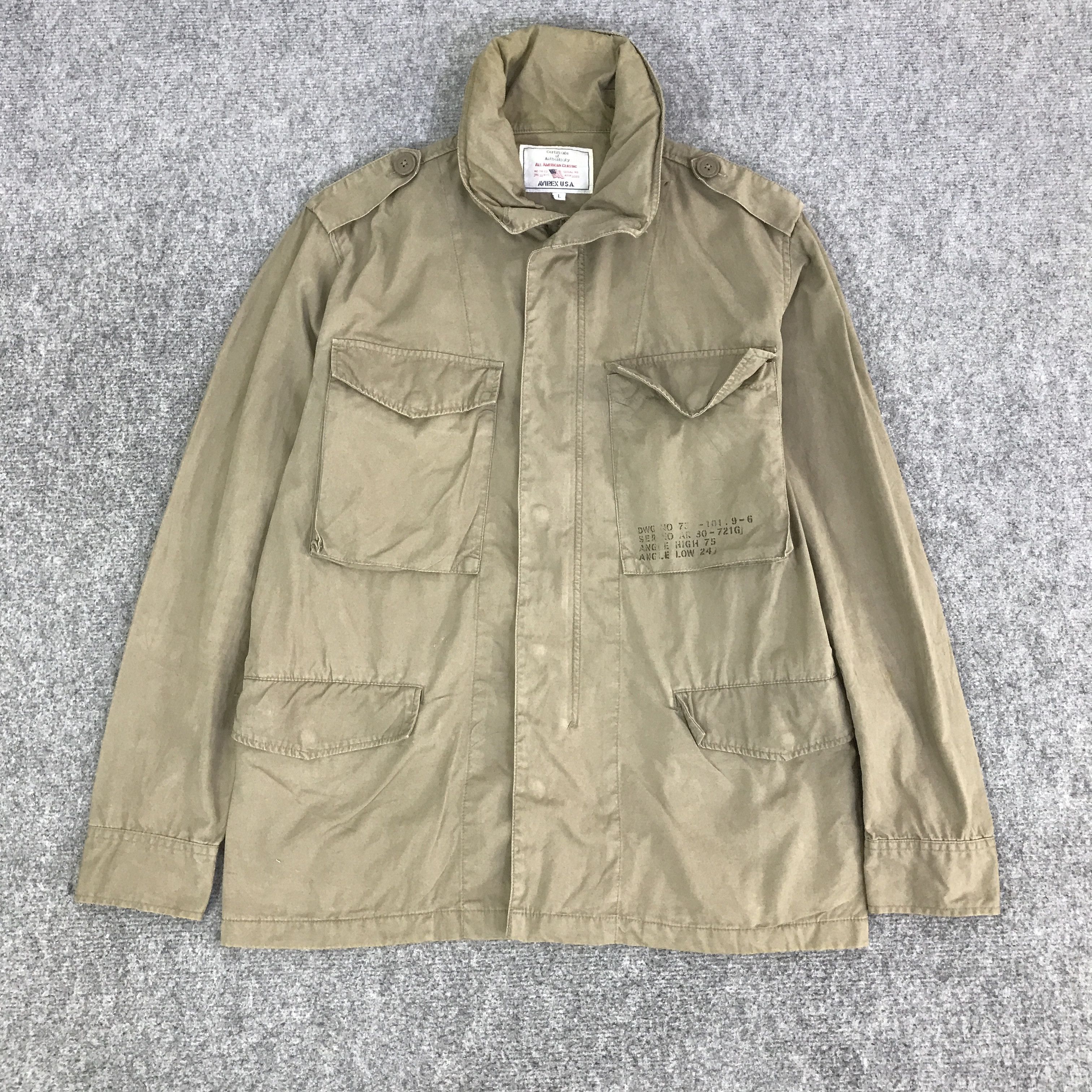 Avirex AVIREX USA M65 DESIGN JACKET K124B3 Size US L / EU 52-54 / 3 - 1 Thumbnail