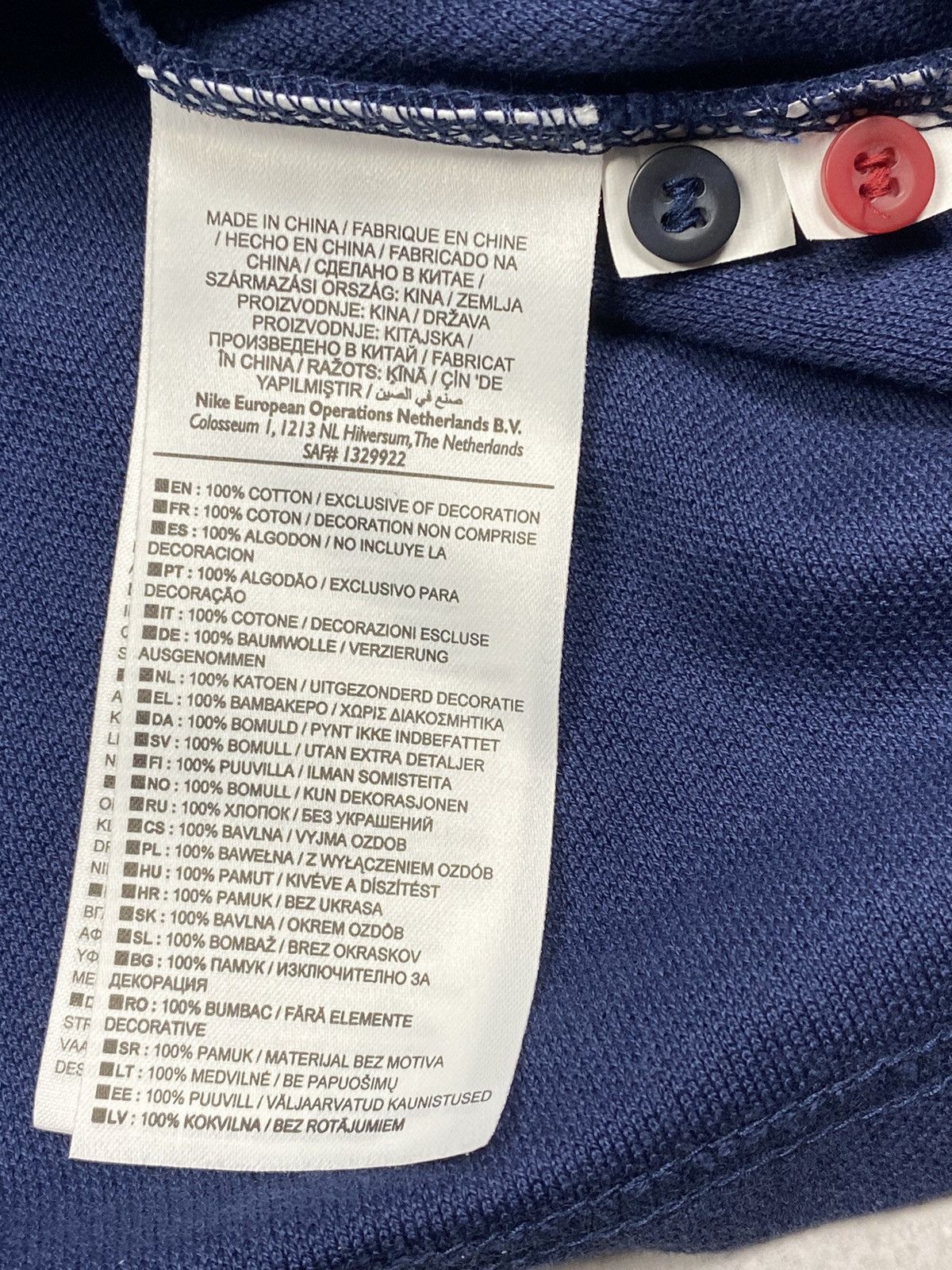 Nike Nike Barcelona Polo Shirt Soccer Jersey Football Size M Size US M / EU 48-50 / 2 - 11 Thumbnail