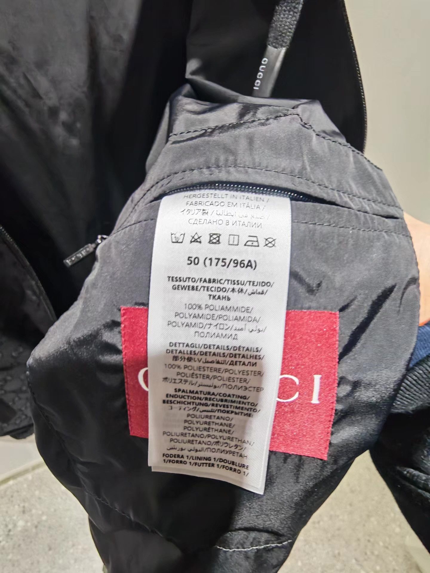 Gucci GUCCI New GG All-Over Nylon Jacquard Zip Jacket Q15 Size US L / EU 52-54 / 3 - 5 Thumbnail