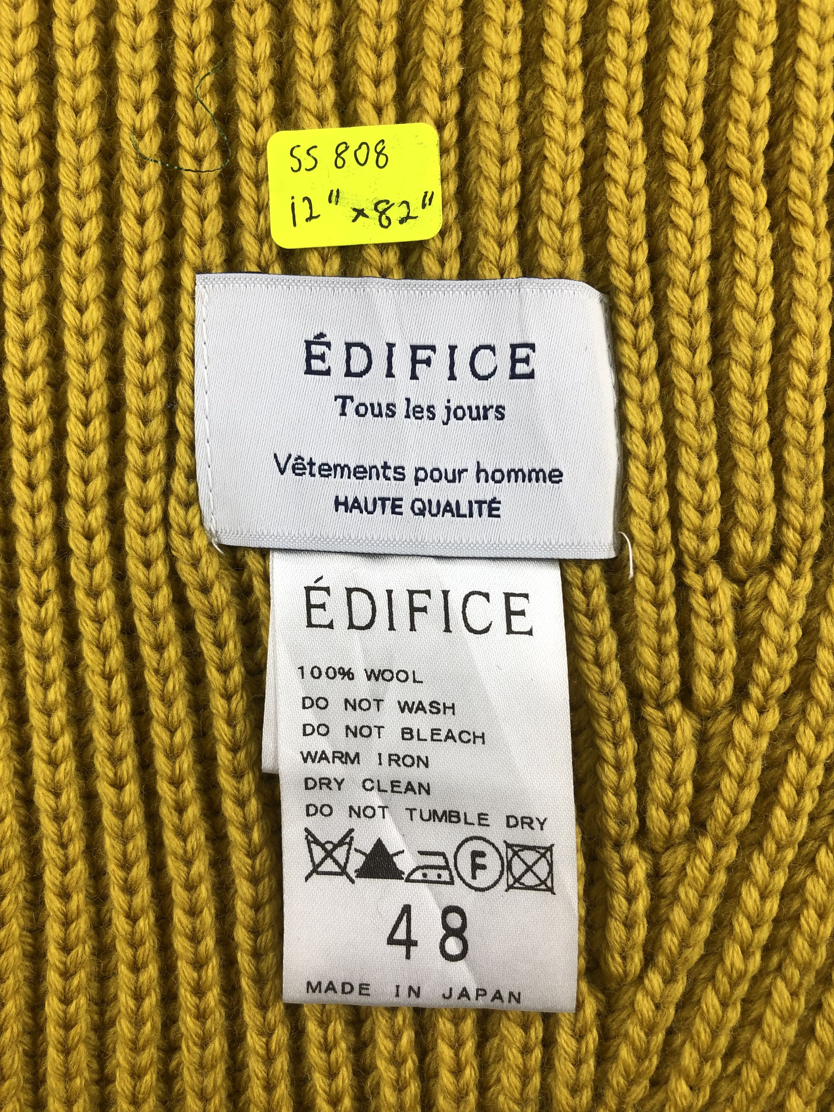Edifice Japan Edifice Scarf / Muffler / Neckwear Size ONE SIZE - 3 Thumbnail
