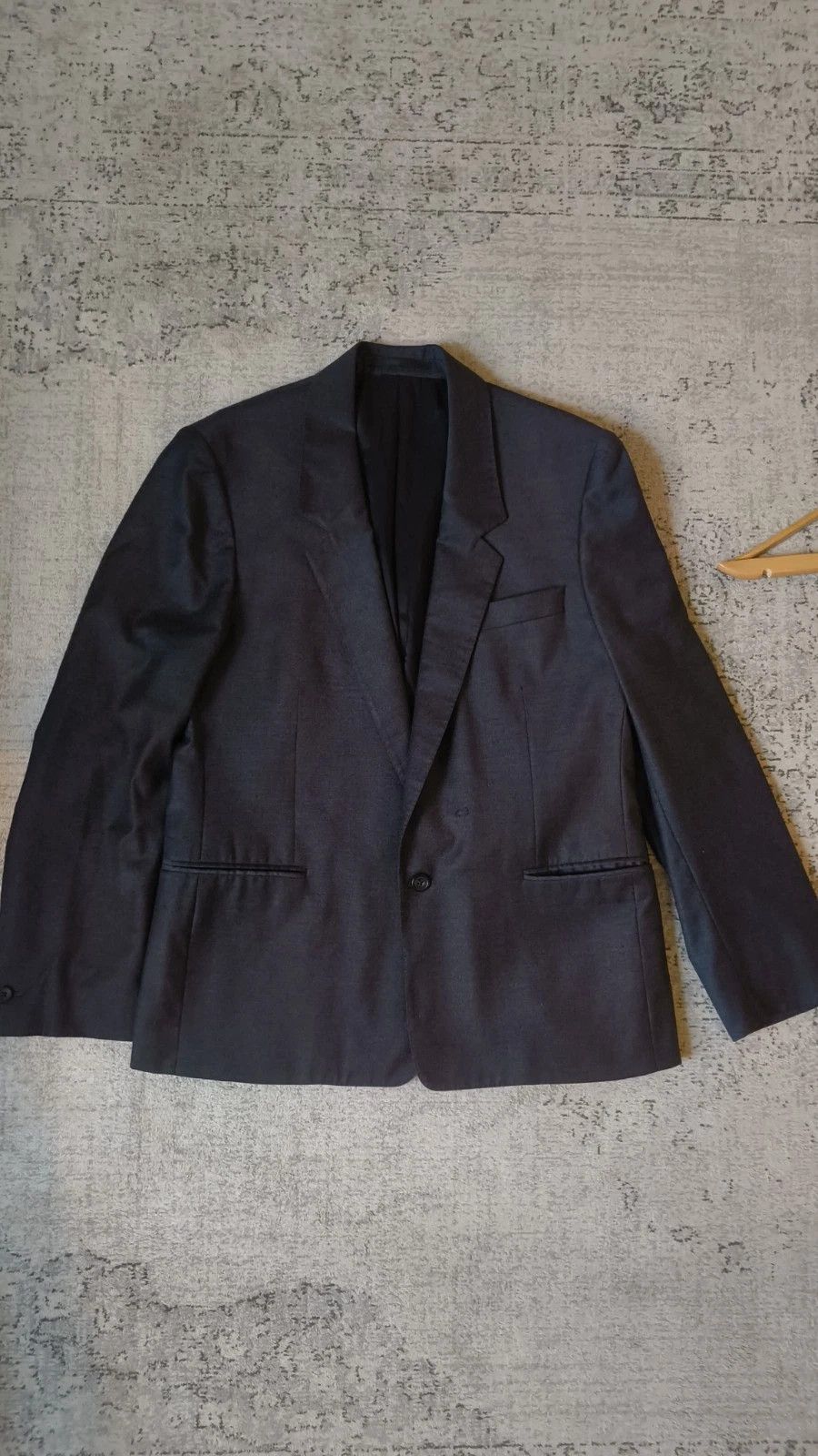 E. Tautz Wool/Silk charcoal blazer Size 40R - 9 Thumbnail