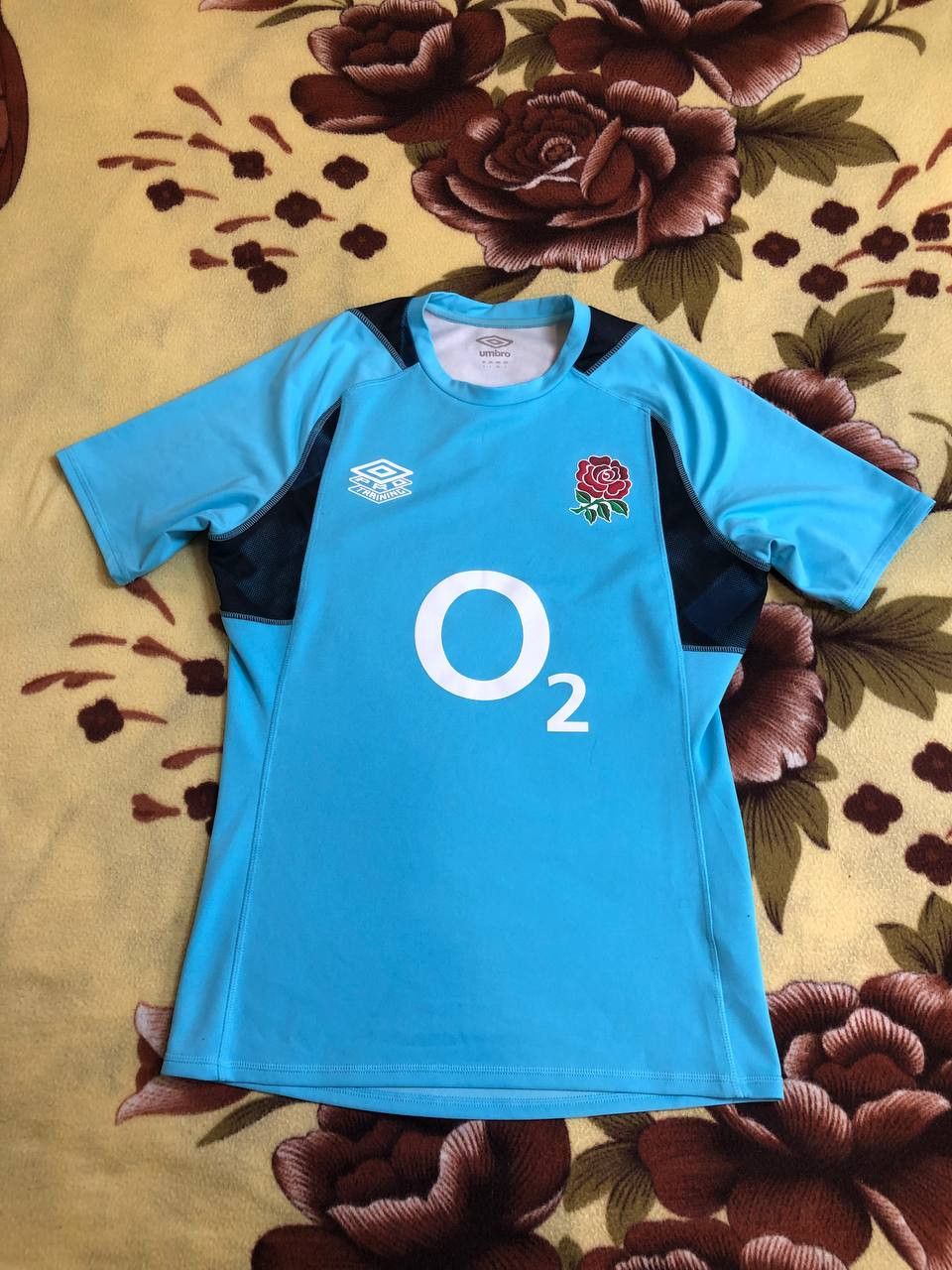 Umbro Umbro England Rugby Shirt Sky Blue Alternate O2 T-Shirt Top Size US L / EU 52-54 / 3 - 1 Thumbnail