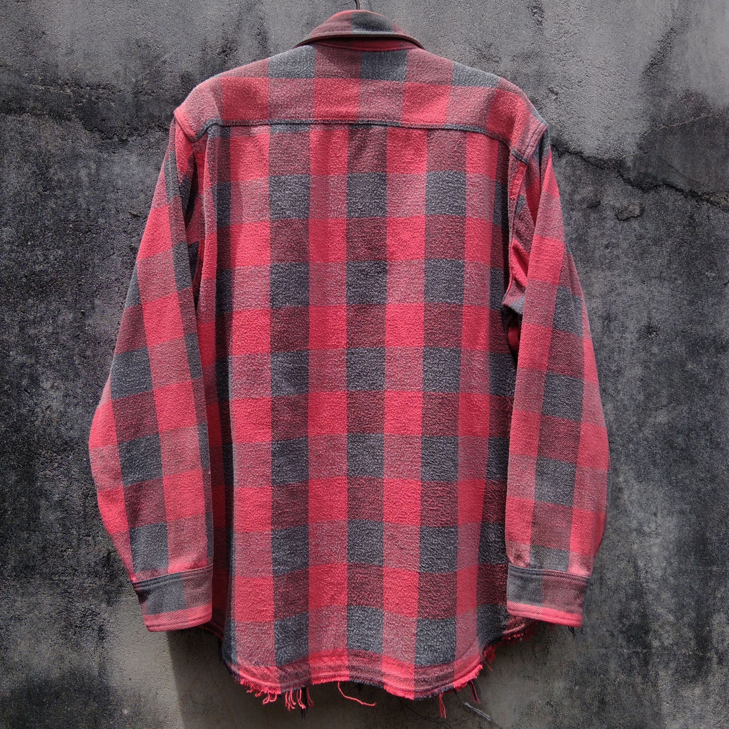 4GSELLER Vintage 90's Flannel Distressed Grunge PRENTISS OUTDOOR Size US L / EU 52-54 / 3 - 2 Thumbnail