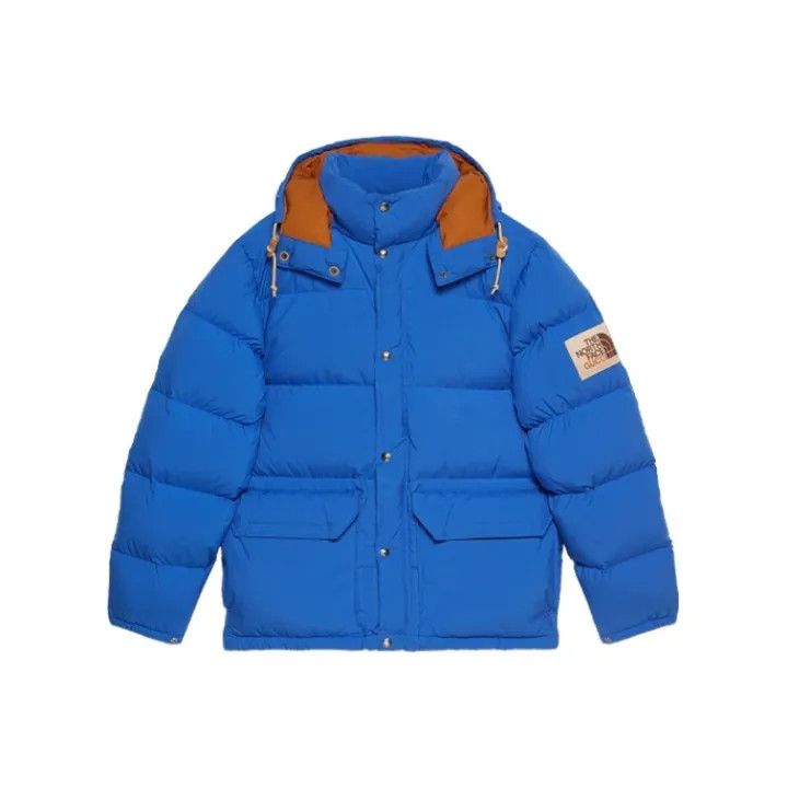 Gucci Gucci The North Face Blue Hooded Jacket Size XS / US 0-2 / IT 36-38 - 1 Thumbnail