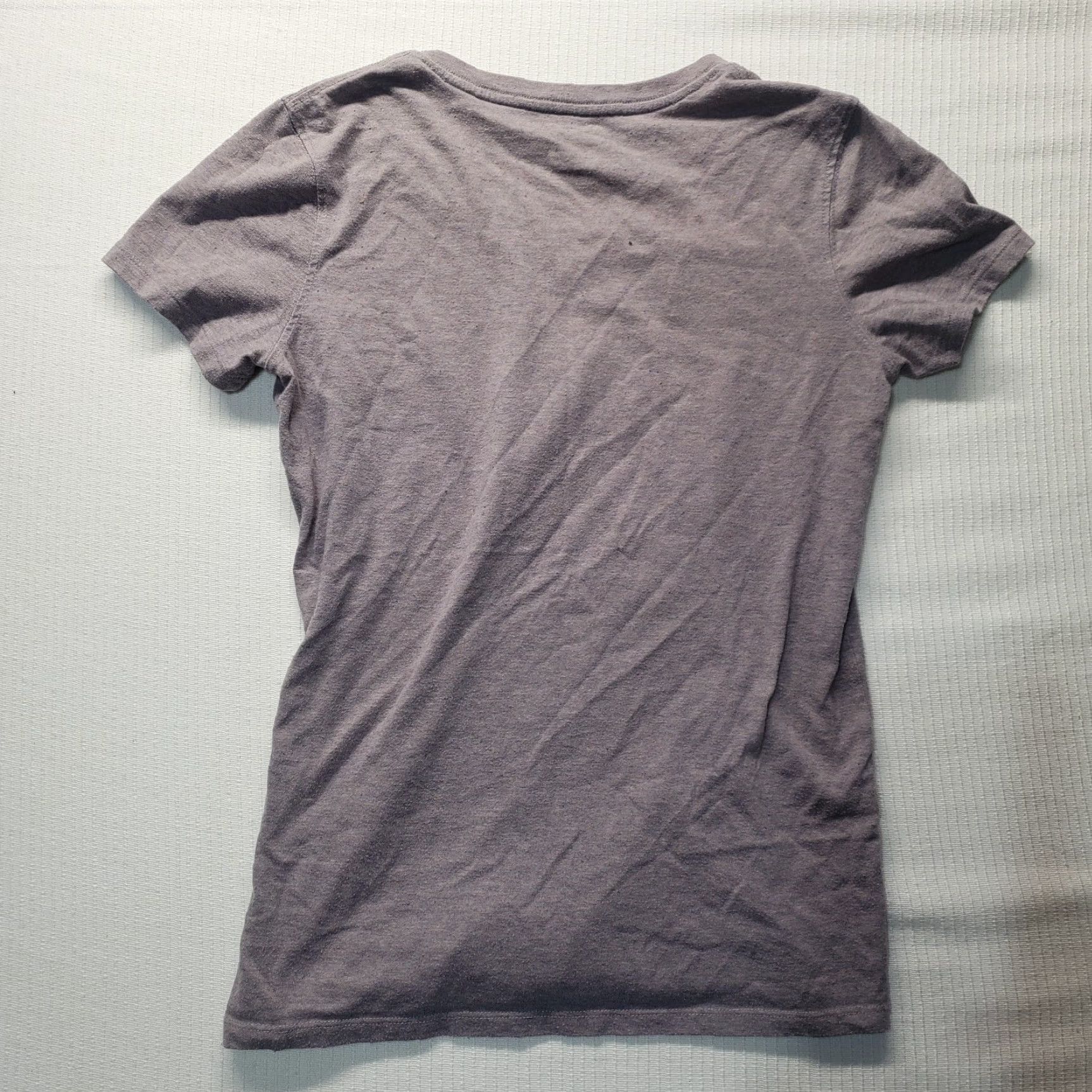 Carhartt Carhartt Women's Solid Gray Crew Neck Short Sleeve Shirt S 100% Cotton Casual Classic Size S / US 4 / IT 40 - 7 Thumbnail