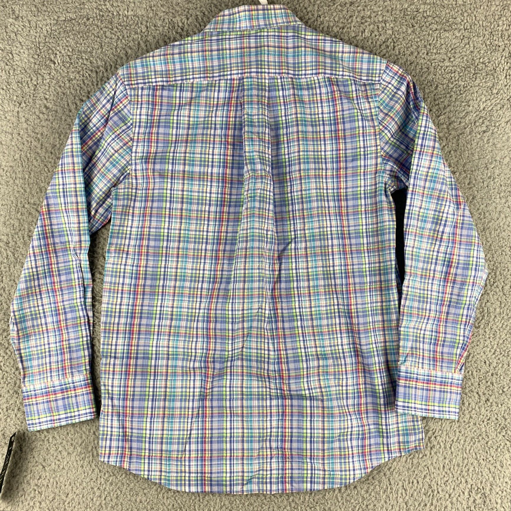 Polo Ralph Lauren Polo Ralph Lauren Dress Shirt Plaid Long Sleeve Teens 14R Multicolor Logo Button-Up Size 36R - 7 Thumbnail